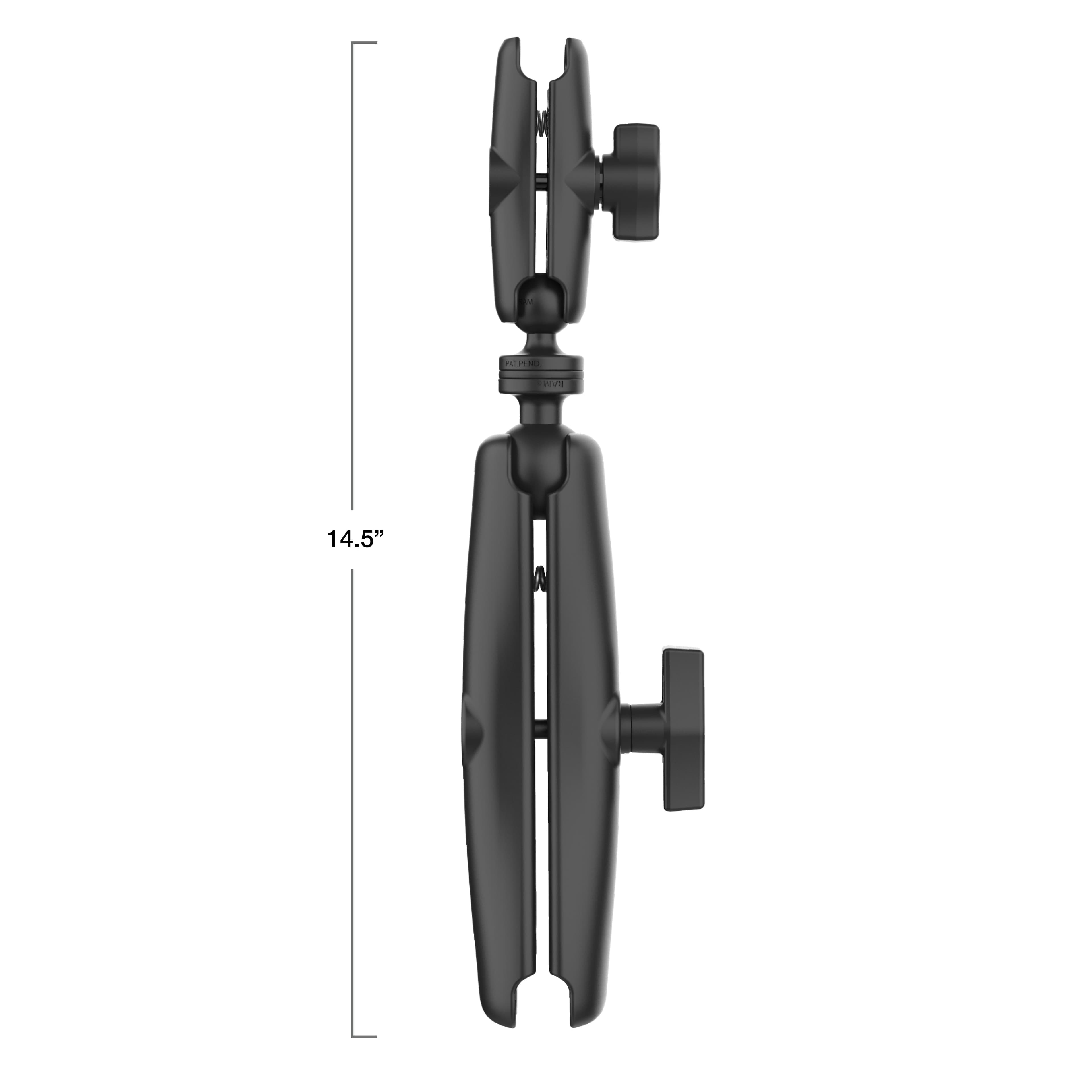 RAM® 14.5" (36.8 cm) Long C Size to B Size Double Socket Arm Extension