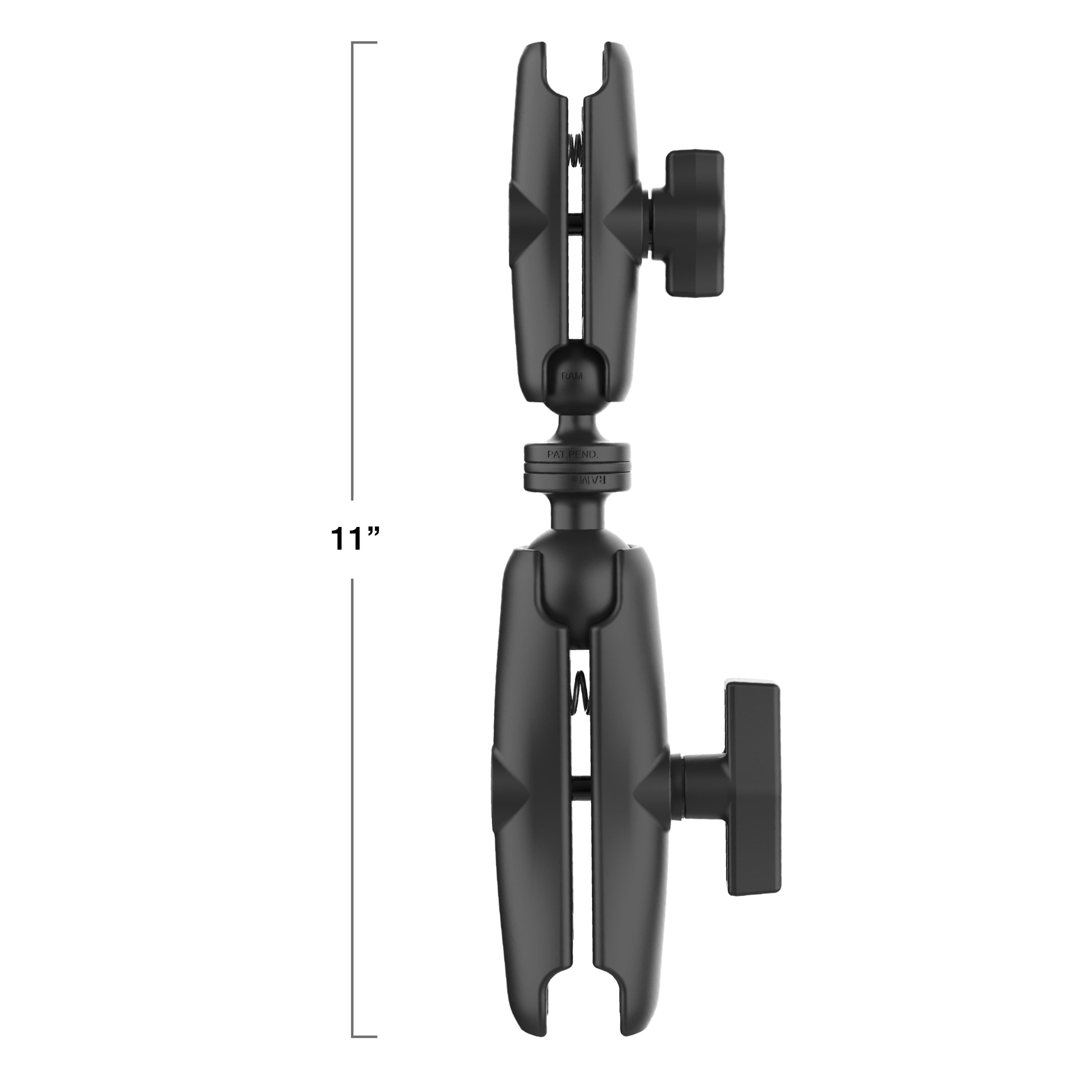 RAM® 11" (27.9 cm) Long C Size to B Size Double Socket Arm Extension