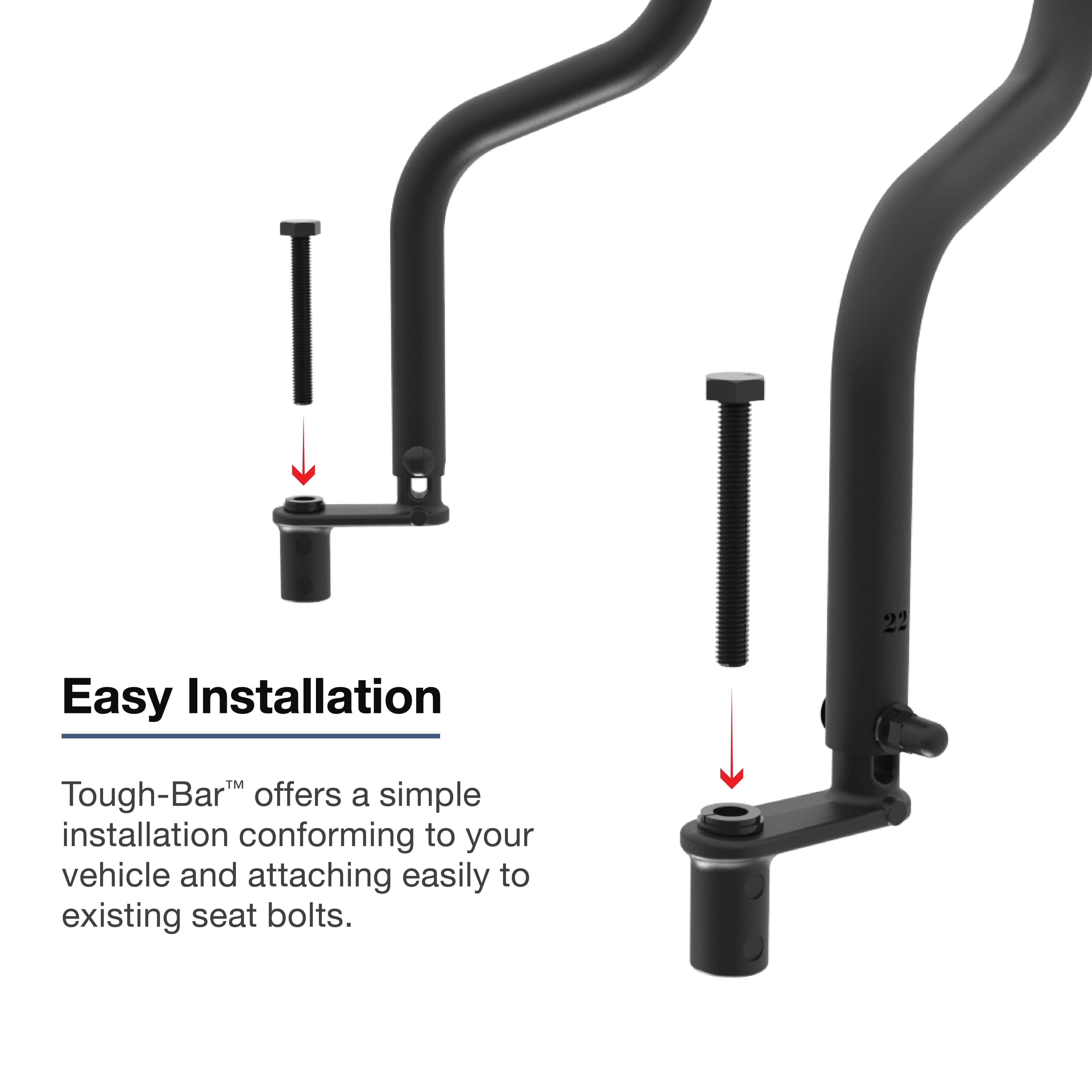 RAM® Tough-Bar™ for '25-26 Ford Interceptor - Setina Console & 8" (20.3 cm) Screen