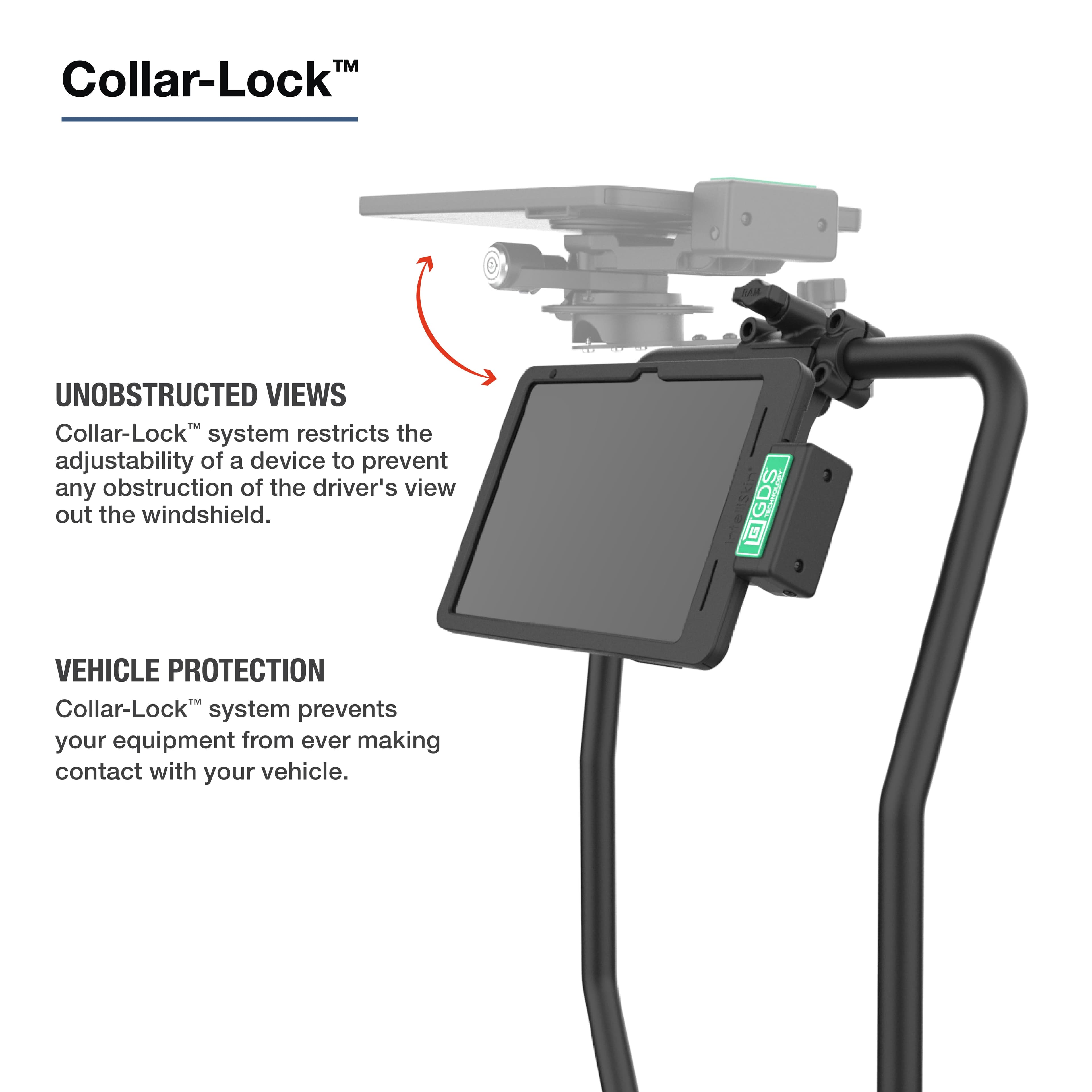 RAM® Friction Hinge Mount for Tough-Bar™ with Roto-View™