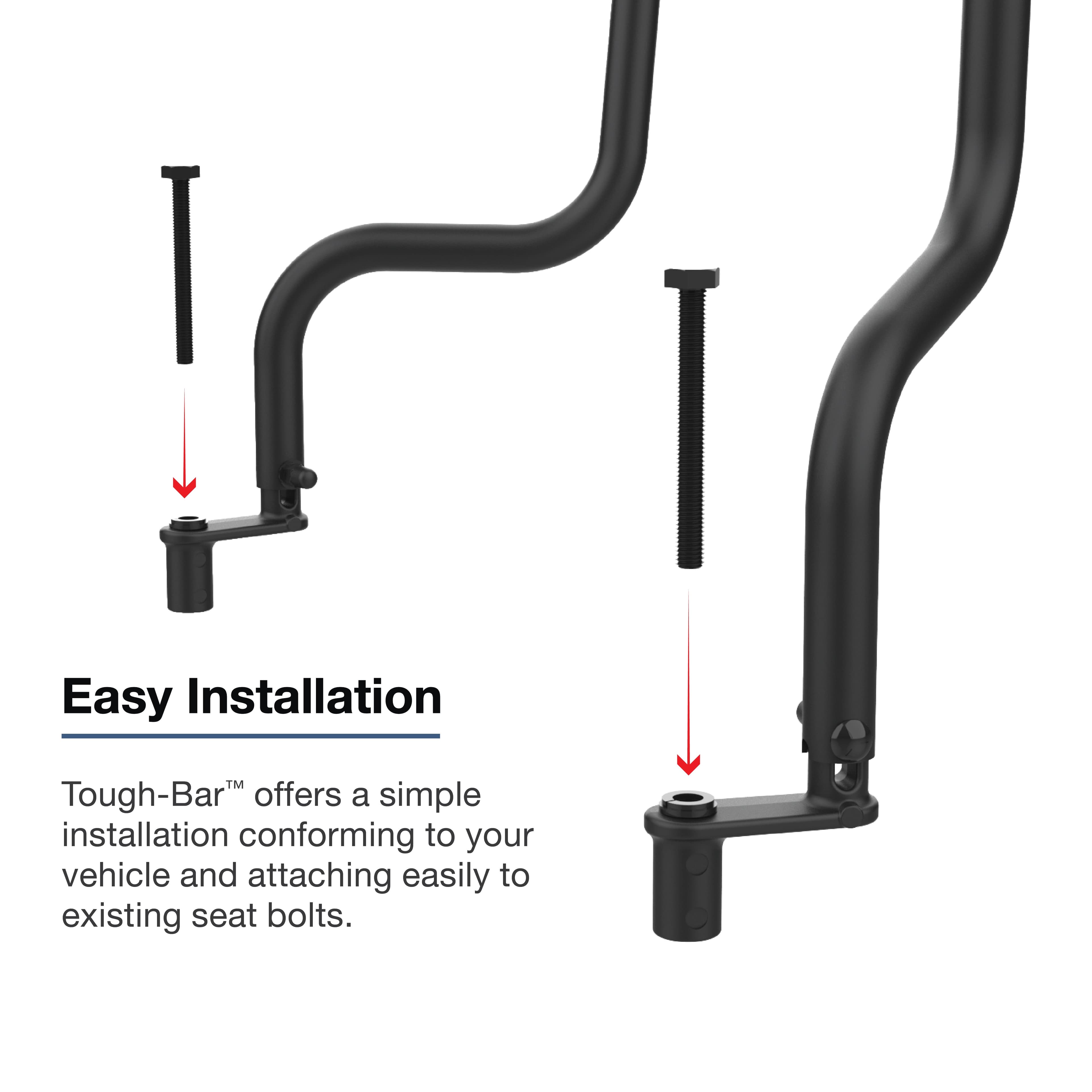 RAM® Tough-Bar™ for '22-25 Ford F-150 Lightning Pro - 12" (30.5 cm) Display