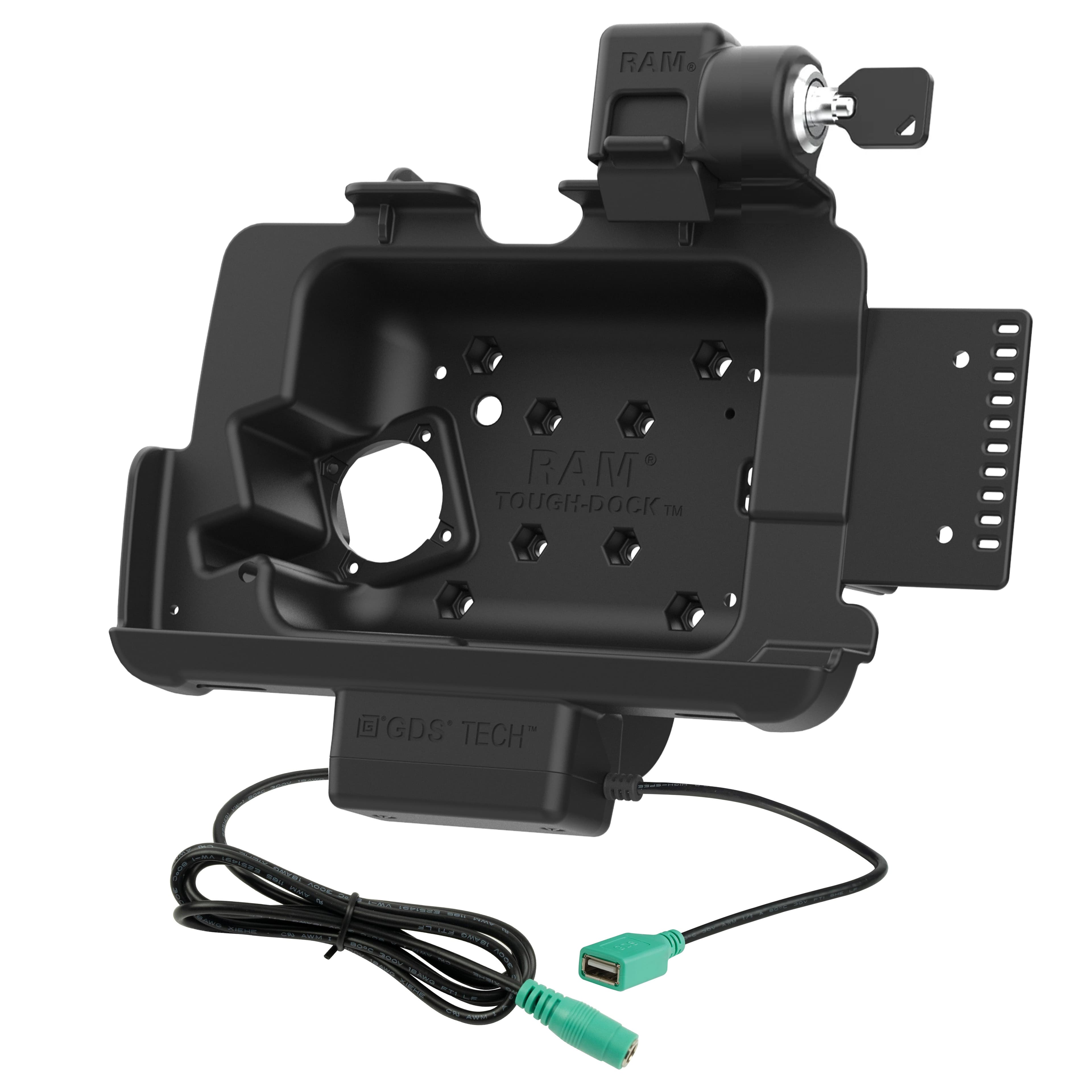 Locking RAM® Tough-Dock™ Power + Data for Zebra ET401 8" (20.3 cm)