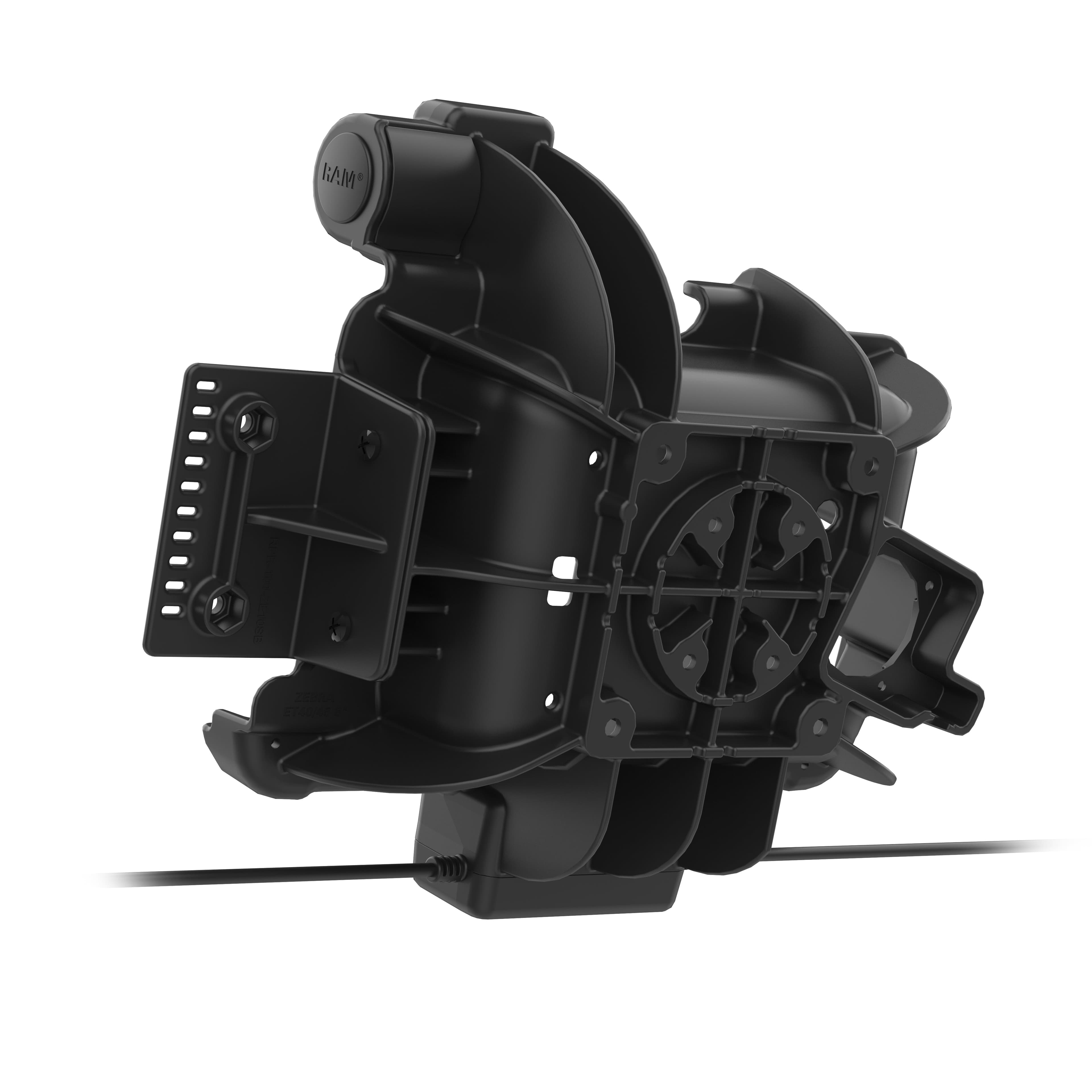 RAM® Tough-Dock™ Power + Dual USB with Latch for Zebra ET4x 8" (20.3 cm)