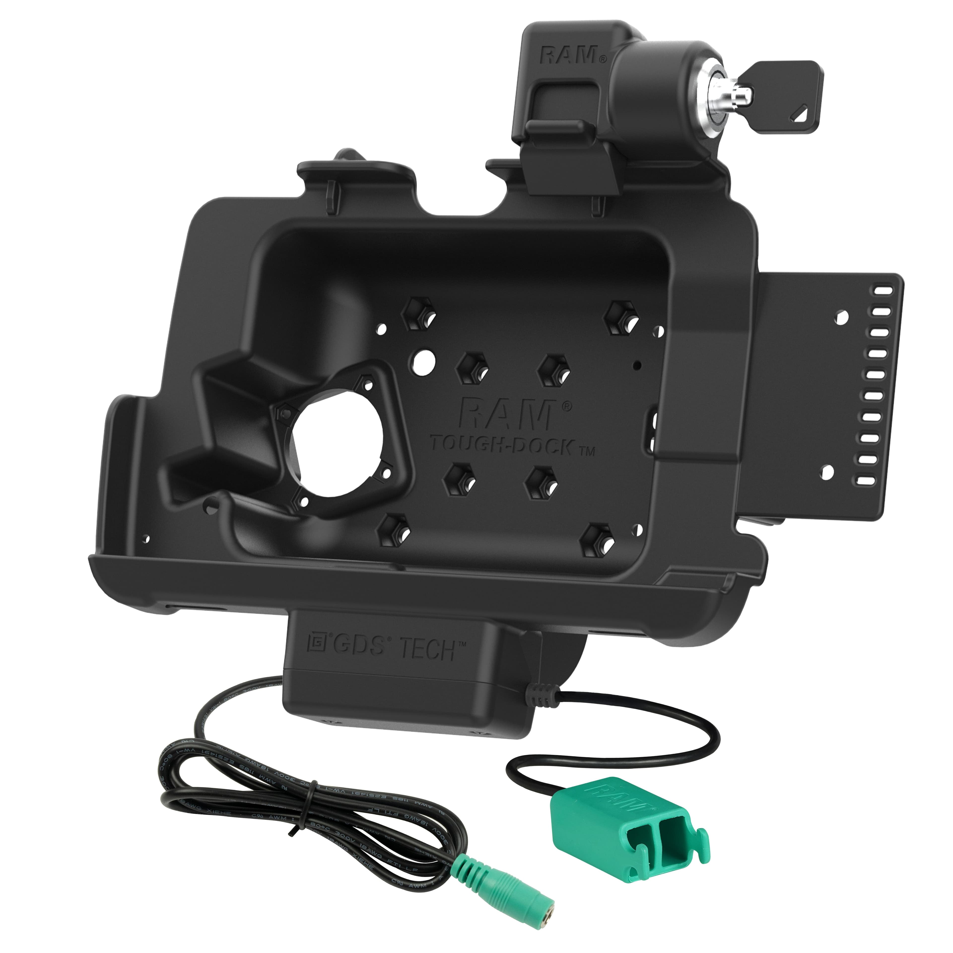 Locking RAM® Tough-Dock™ Power + Dual USB for Zebra ET401 8" (20.3 cm)