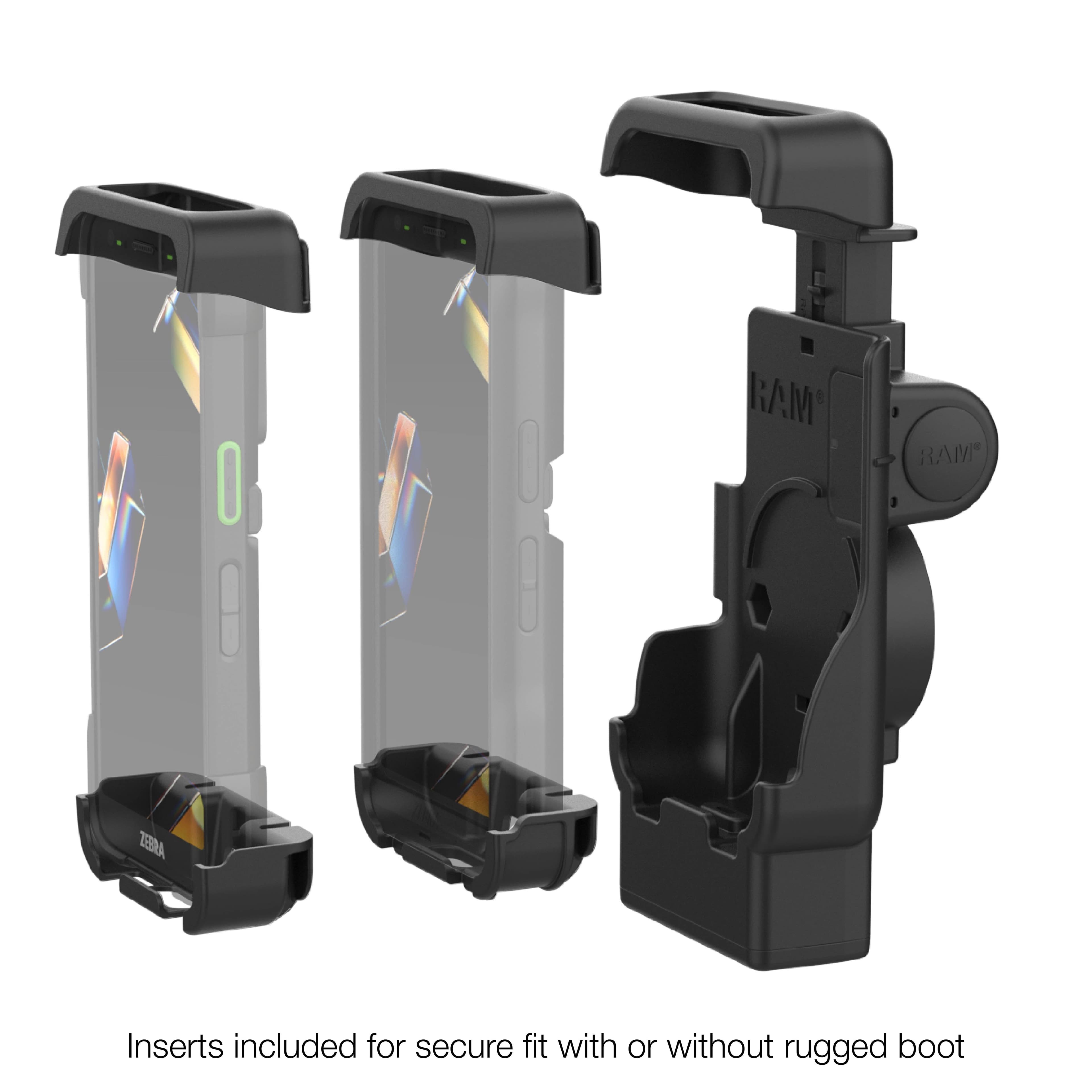 RAM® Spring-Loaded Holder for Zebra TC501 & TC701