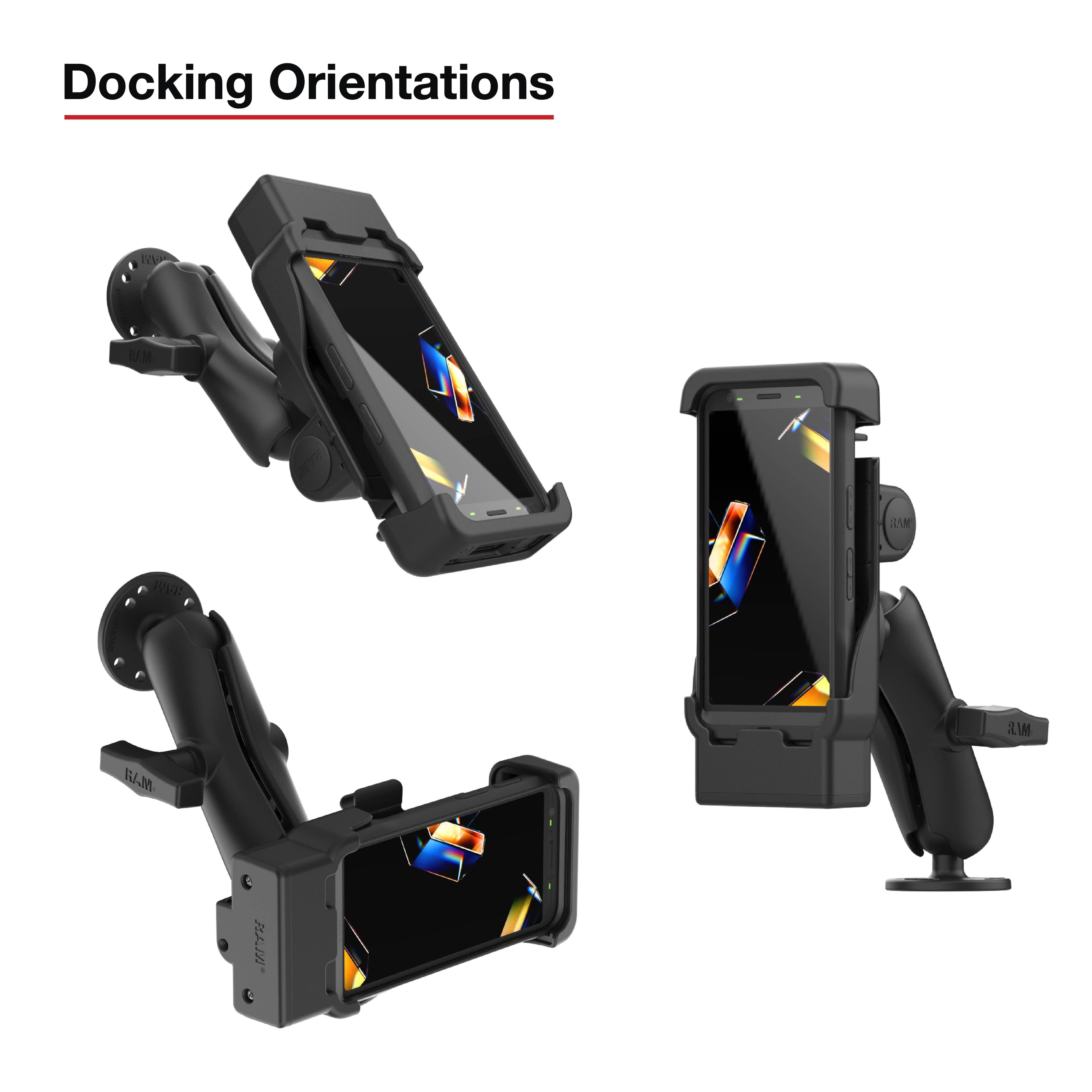 RAM® Powered Dock with Pogo Pins for Zebra TC501