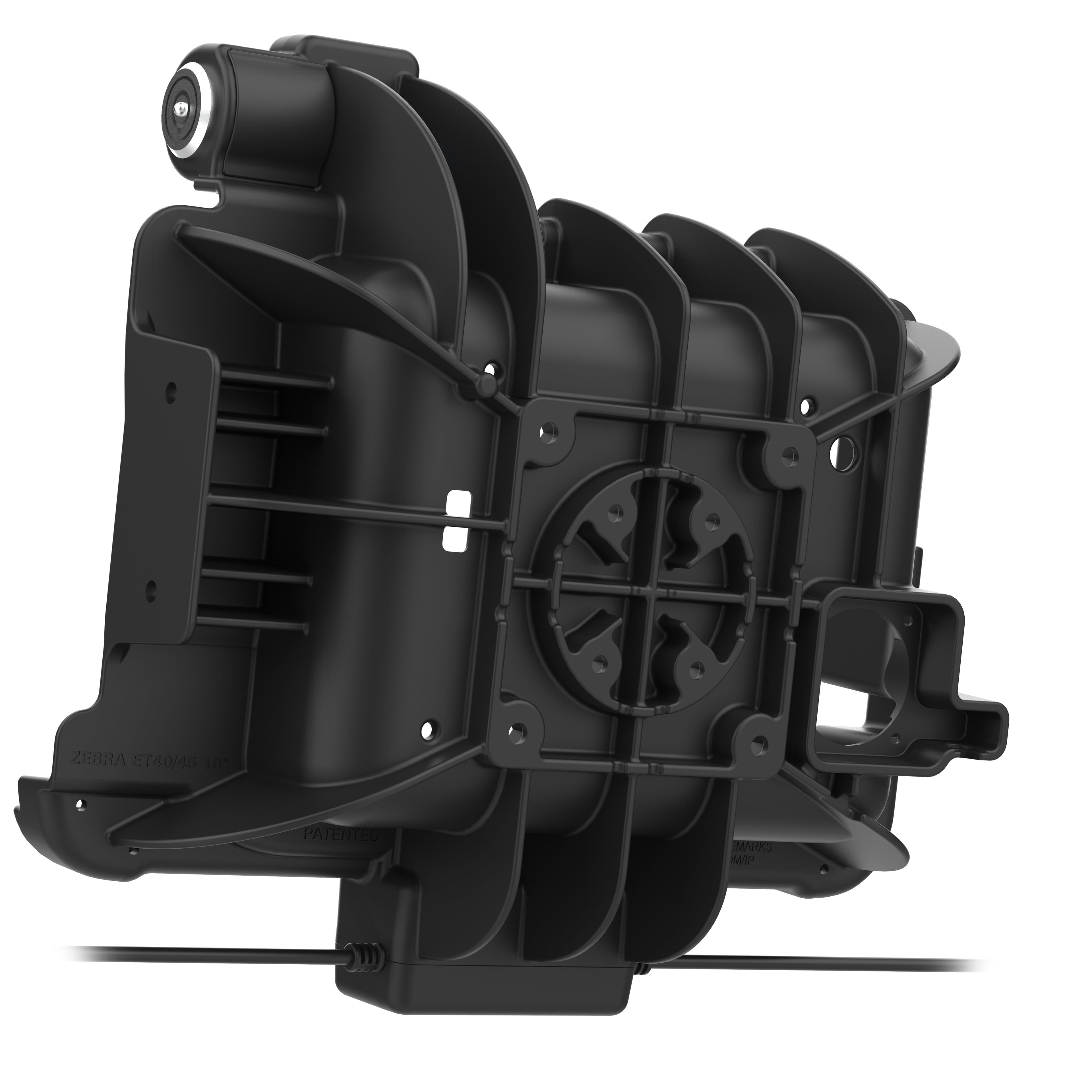 Locking RAM® Tough-Dock™ Power + Dual USB for Zebra ET401 10" (25.4 cm)