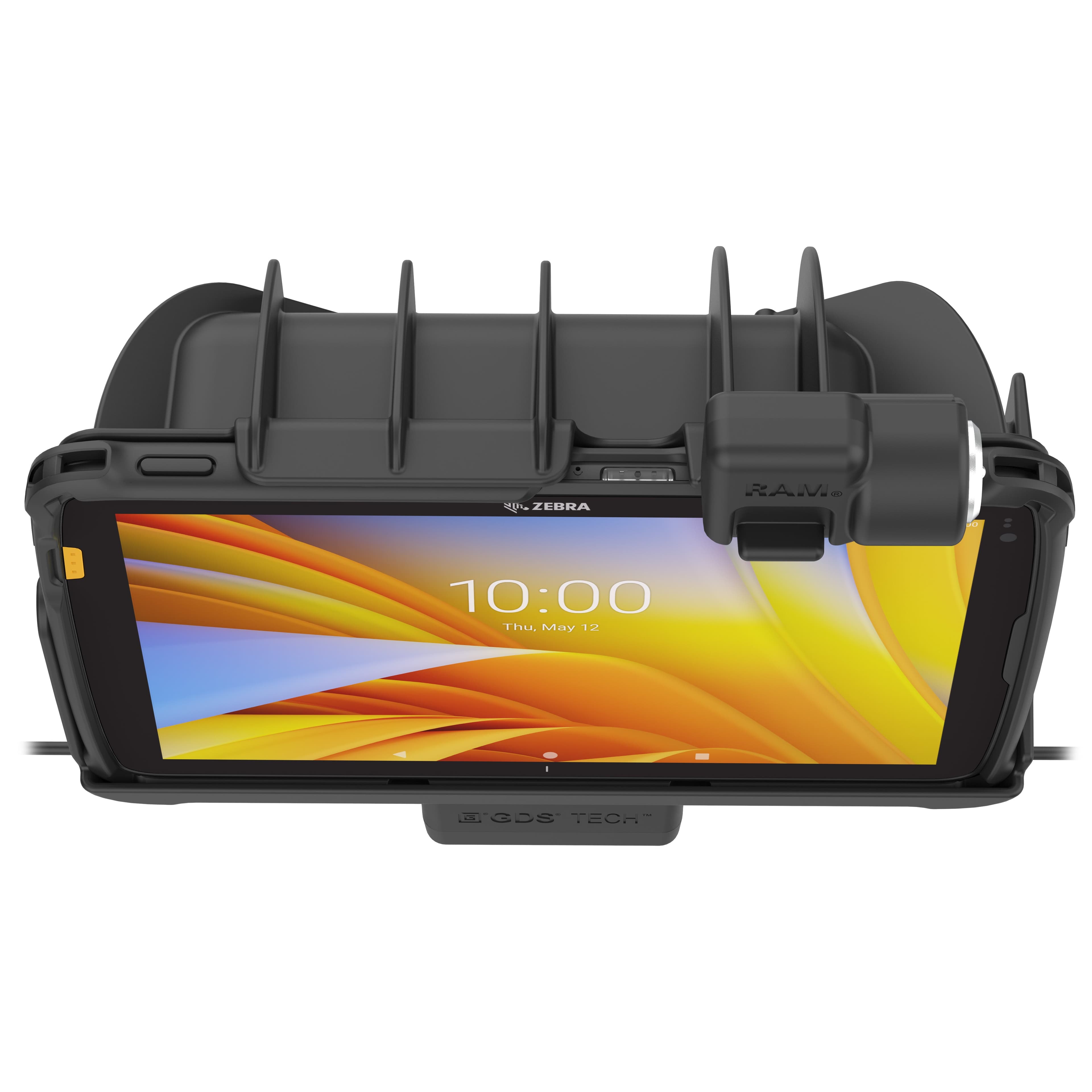 Locking RAM® Tough-Dock™ Power + Dual USB for Zebra ET401 10" (25.4 cm)