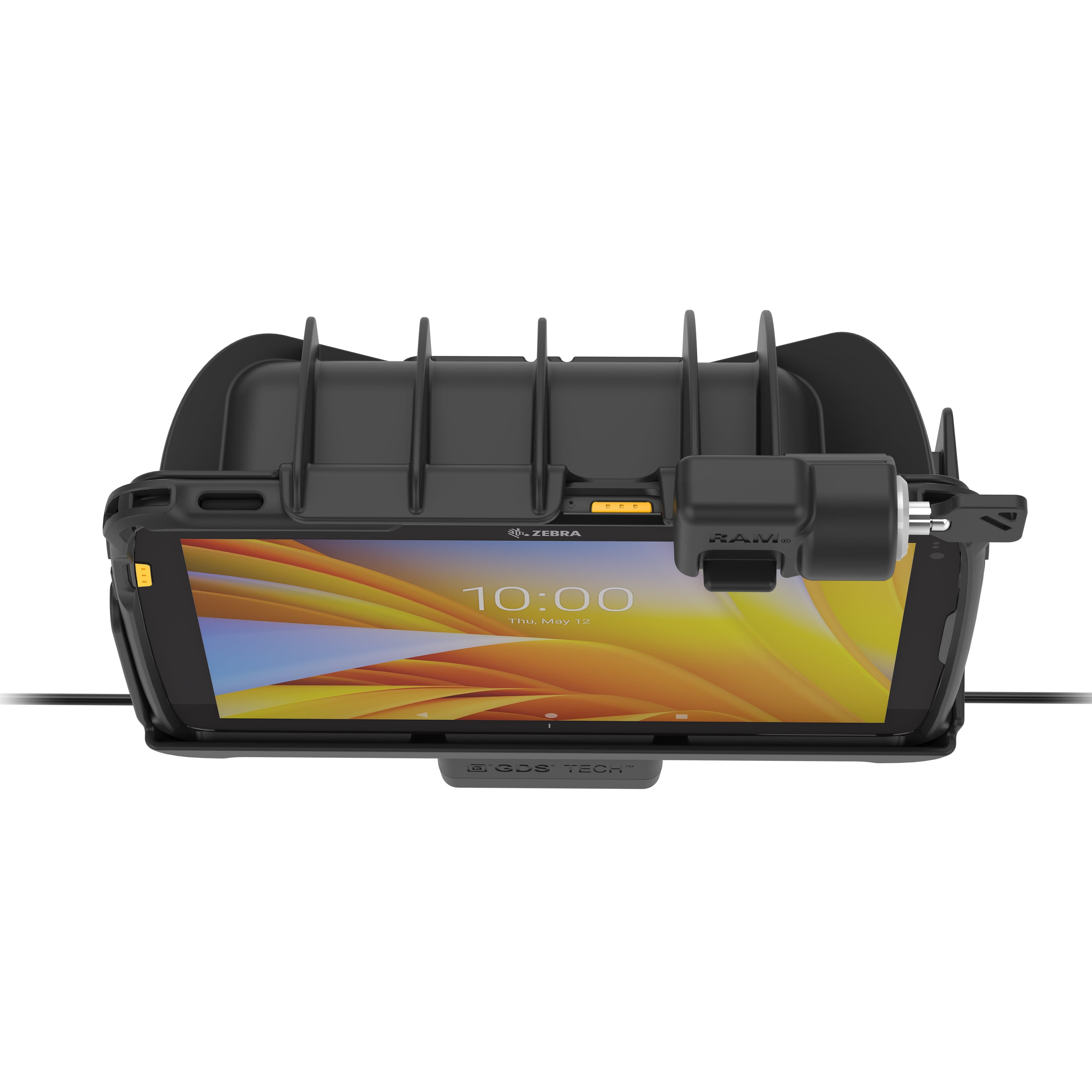 Locking RAM® Tough-Dock™ Power + Dual USB for Zebra ET401 10" (25.4 cm)