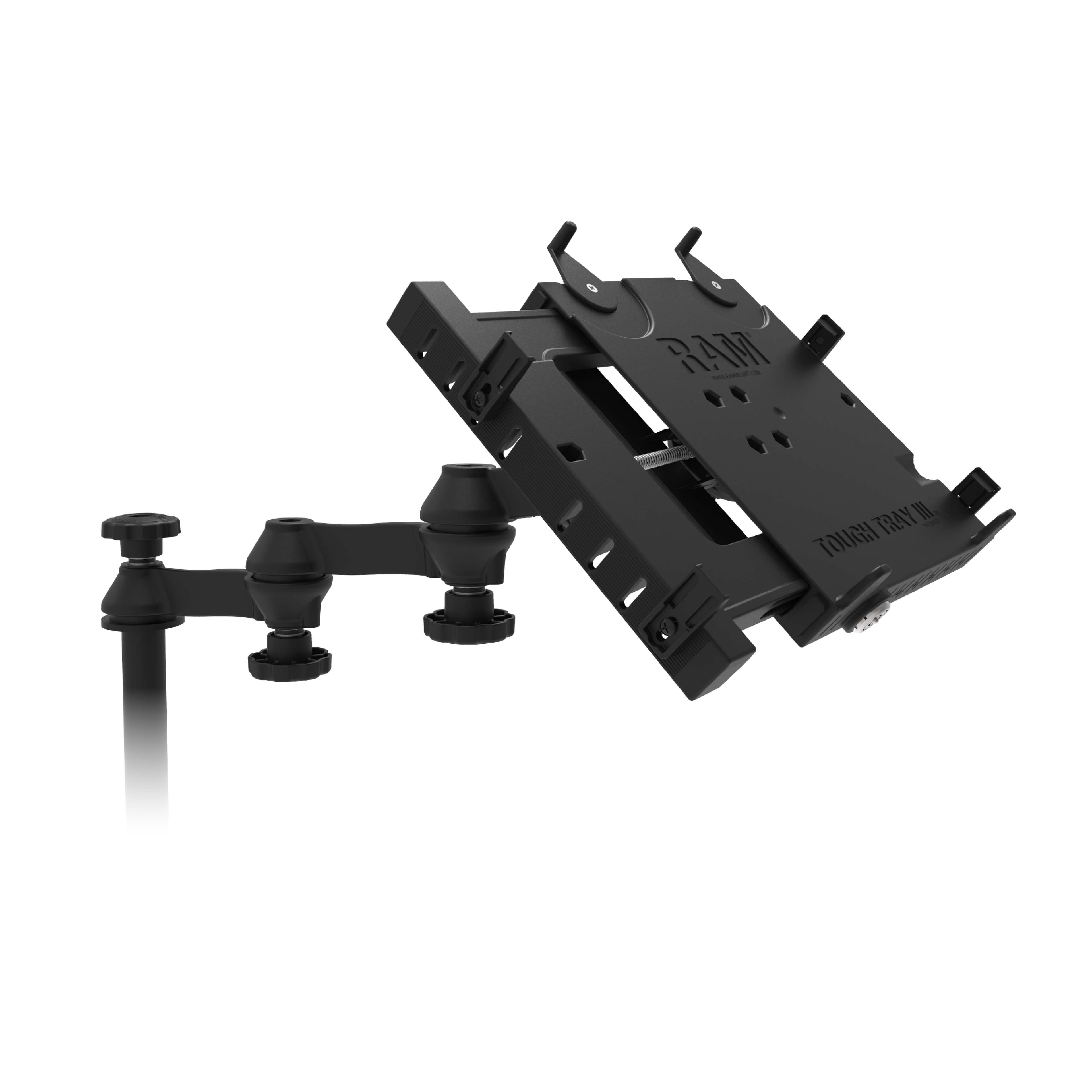RAM® No-Drill™ Universal Laptop Mount for Heavy Duty Trucks