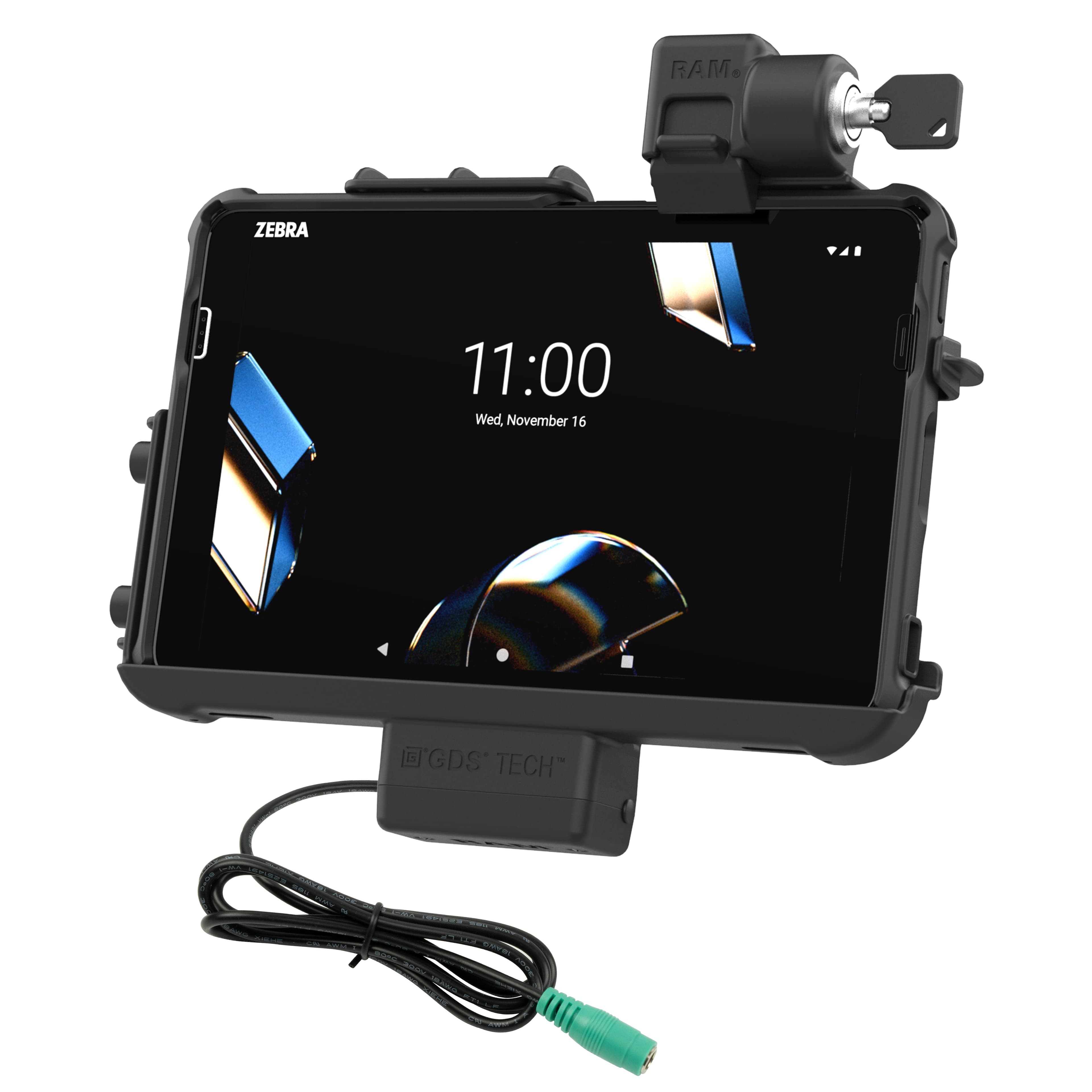 Locking RAM® Thin-Dock™ for Zebra ET401 & ET4x 10" (25.4 cm)