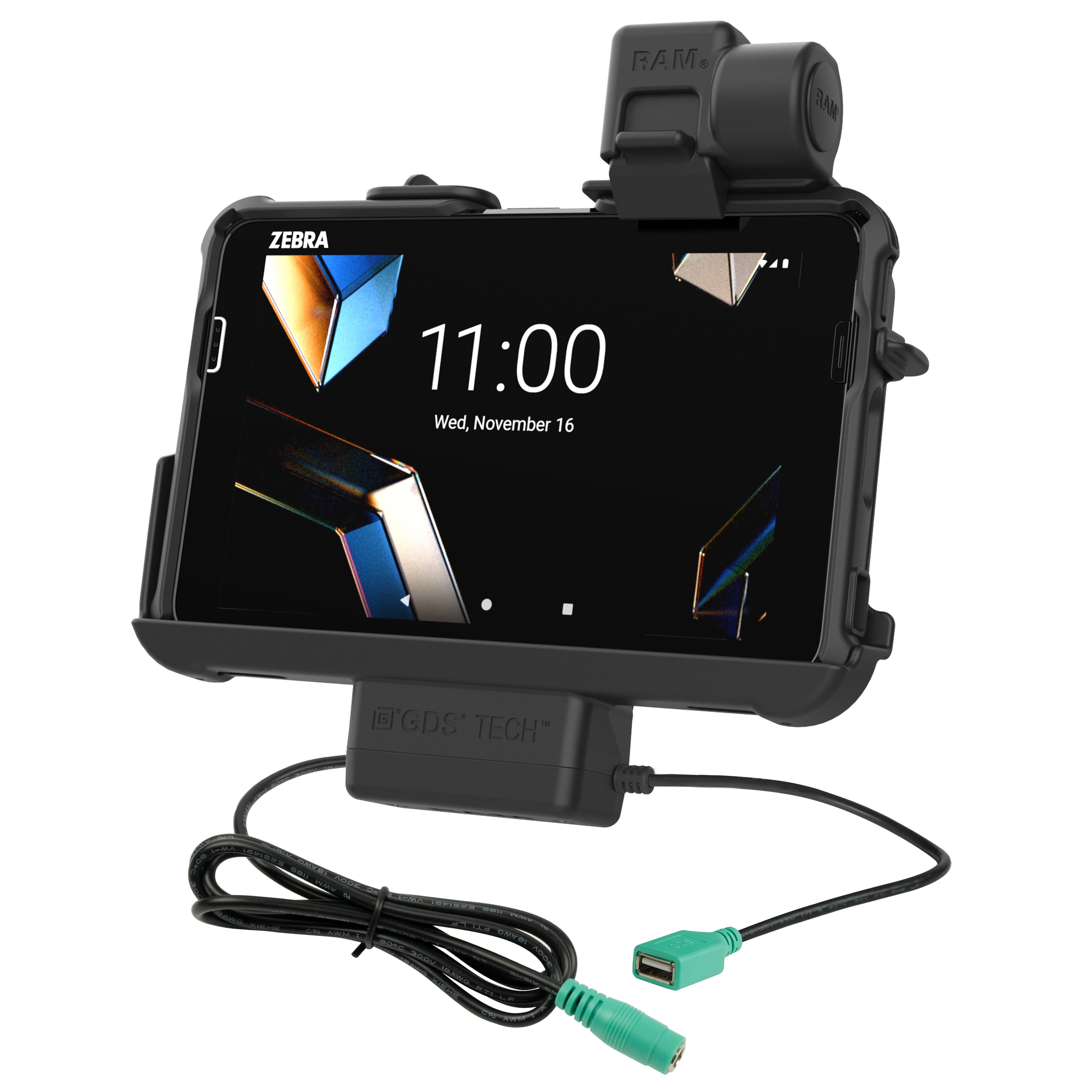 RAM® Thin-Dock™ + Data for Zebra ET401 & ET4x 8" (20.3 cm)