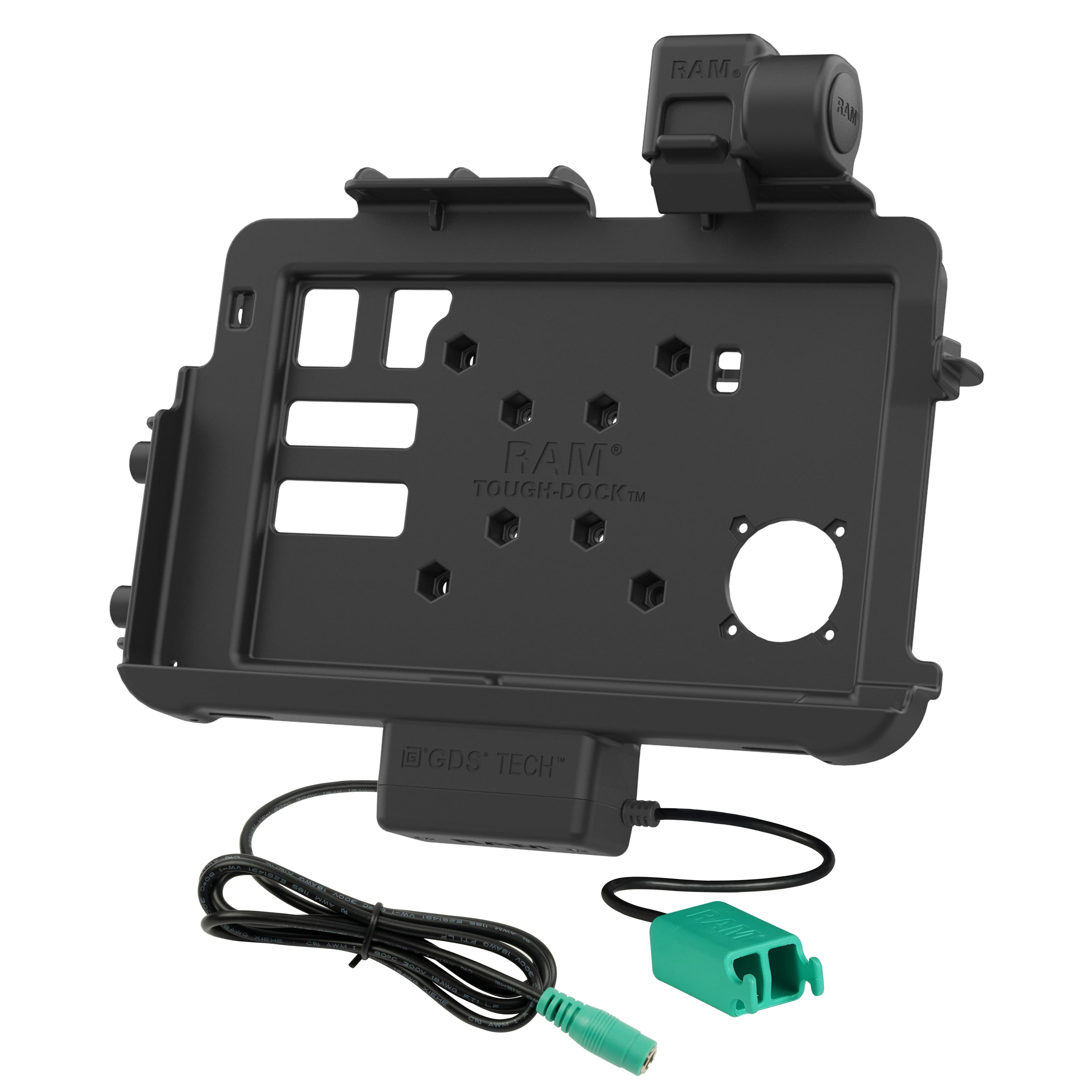 RAM® Thin-Dock™ + Dual USB for Zebra ET401 & ET4x 10" (25.4 cm)