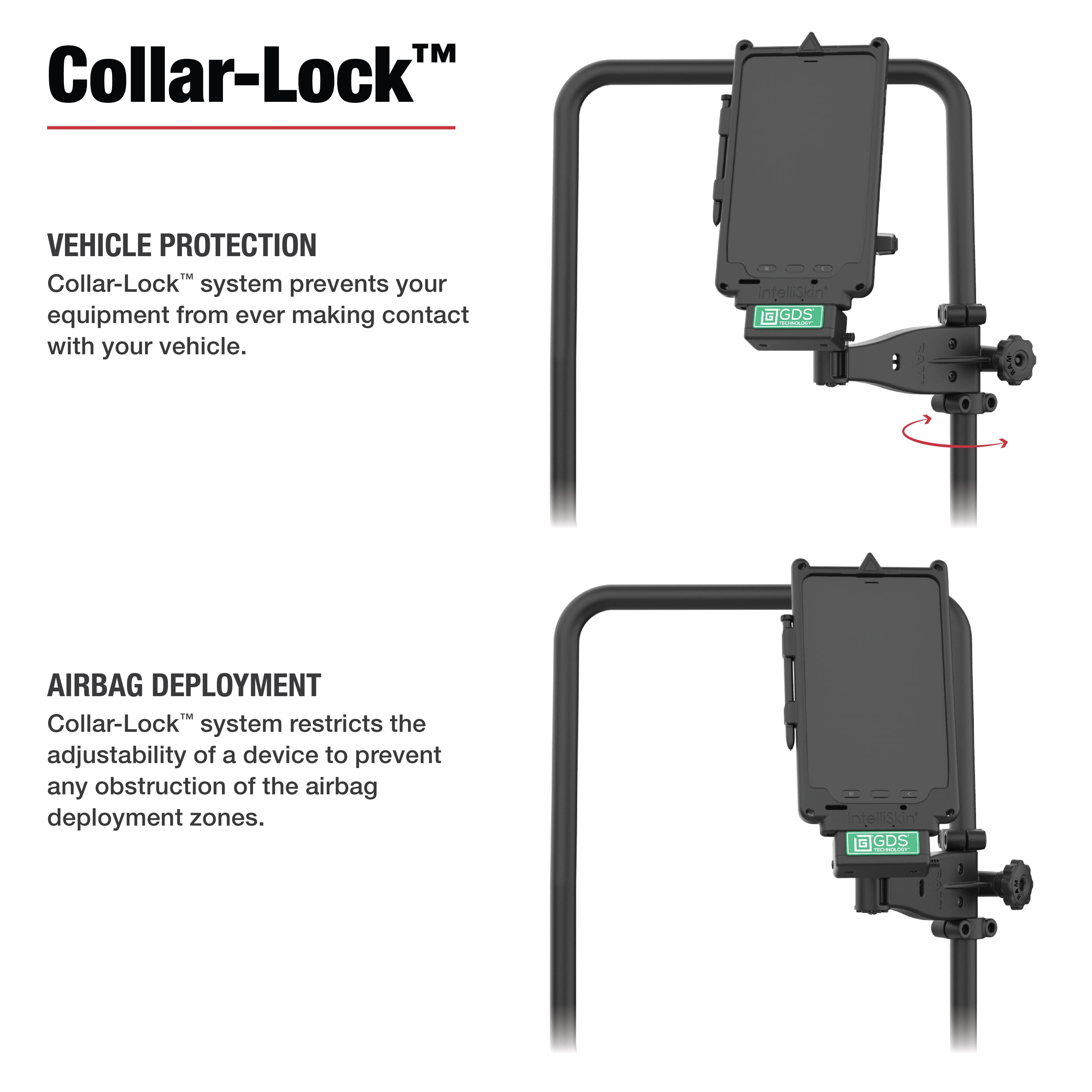 RAM® Friction Hinge Arm with Pin-Lock™ Ball for Tough-Bar™