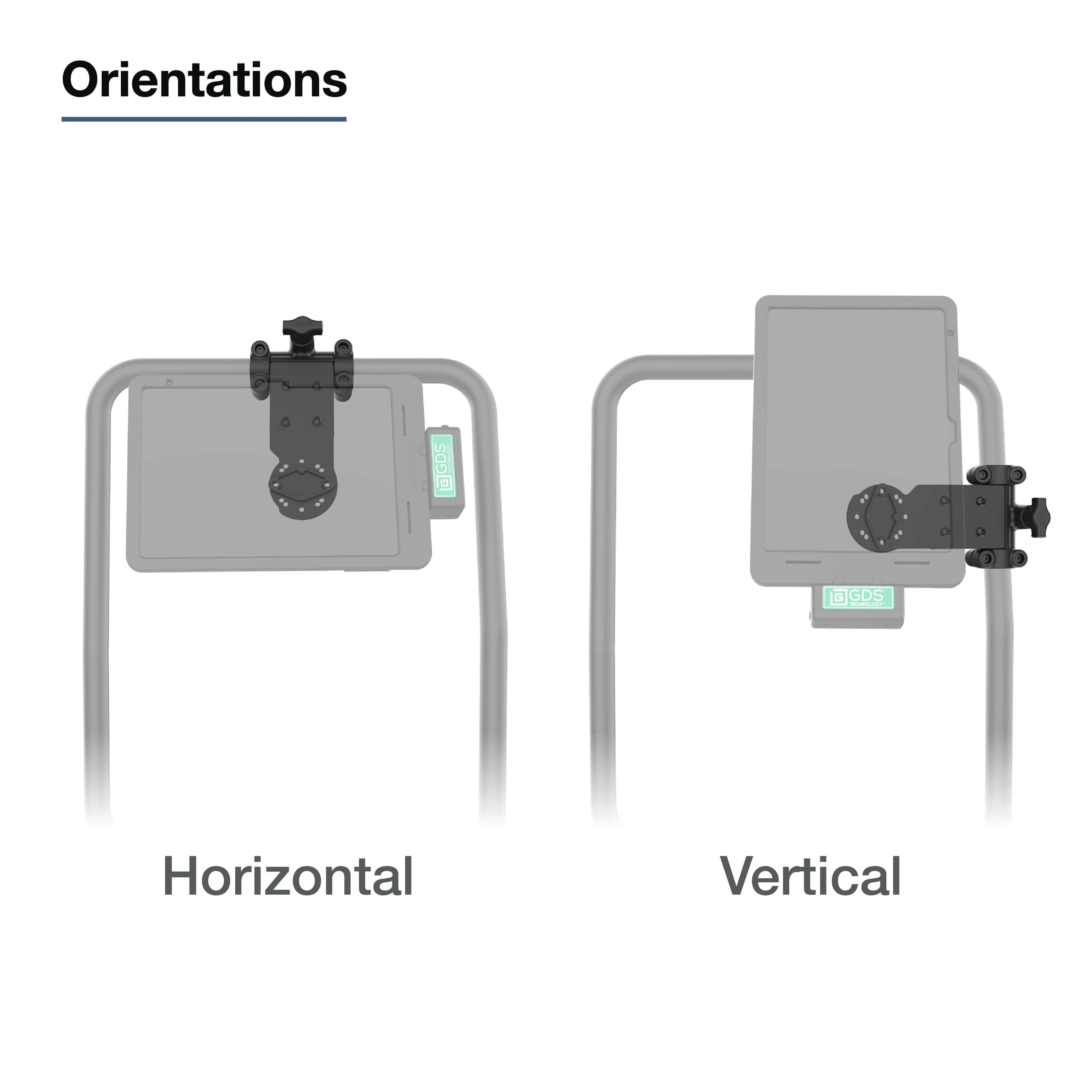 RAM® Friction Hinge Mount with AMPS Bracket for Tough-Bar™