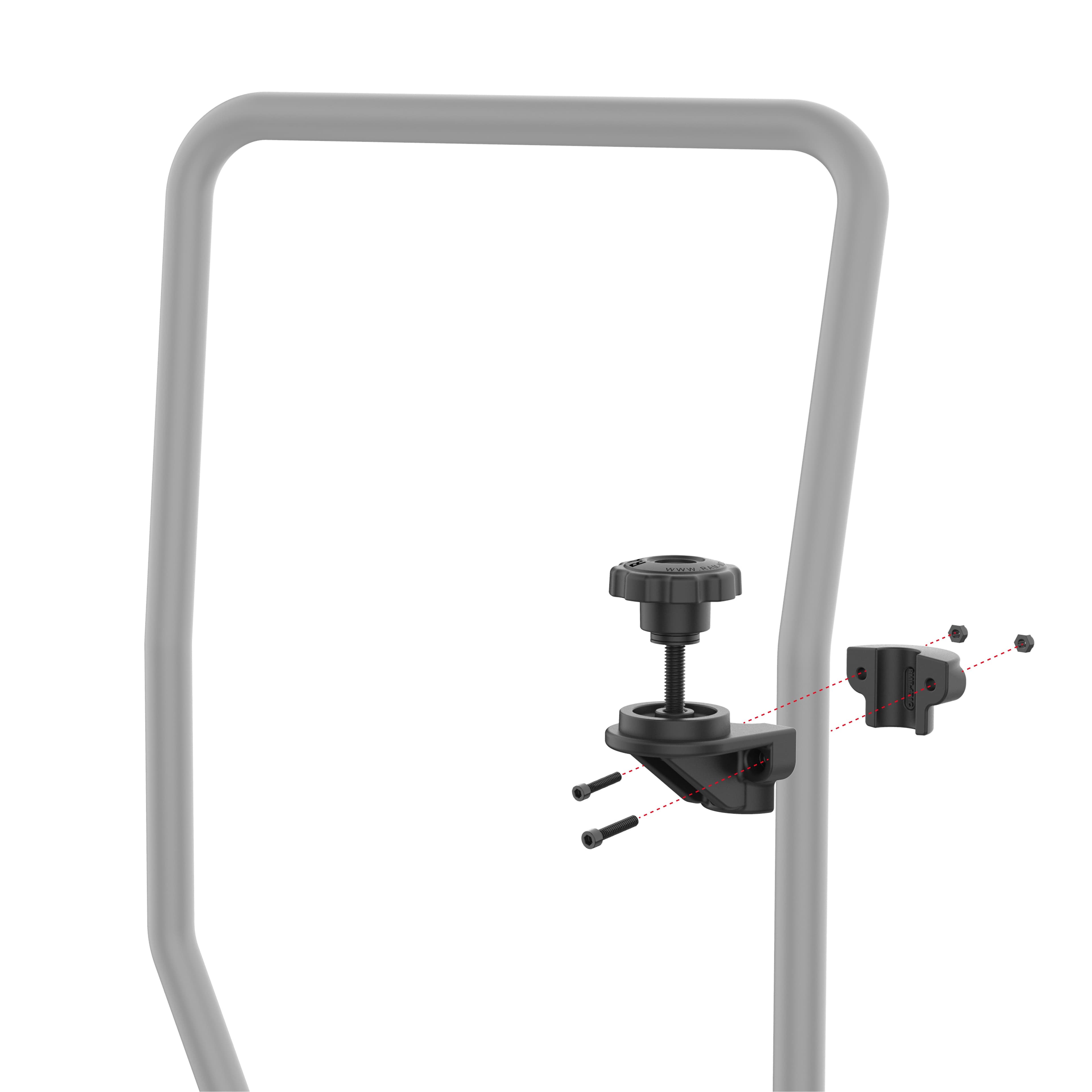 RAM® 90-Degree Swing Arm Flange Base for Tough-Bar™