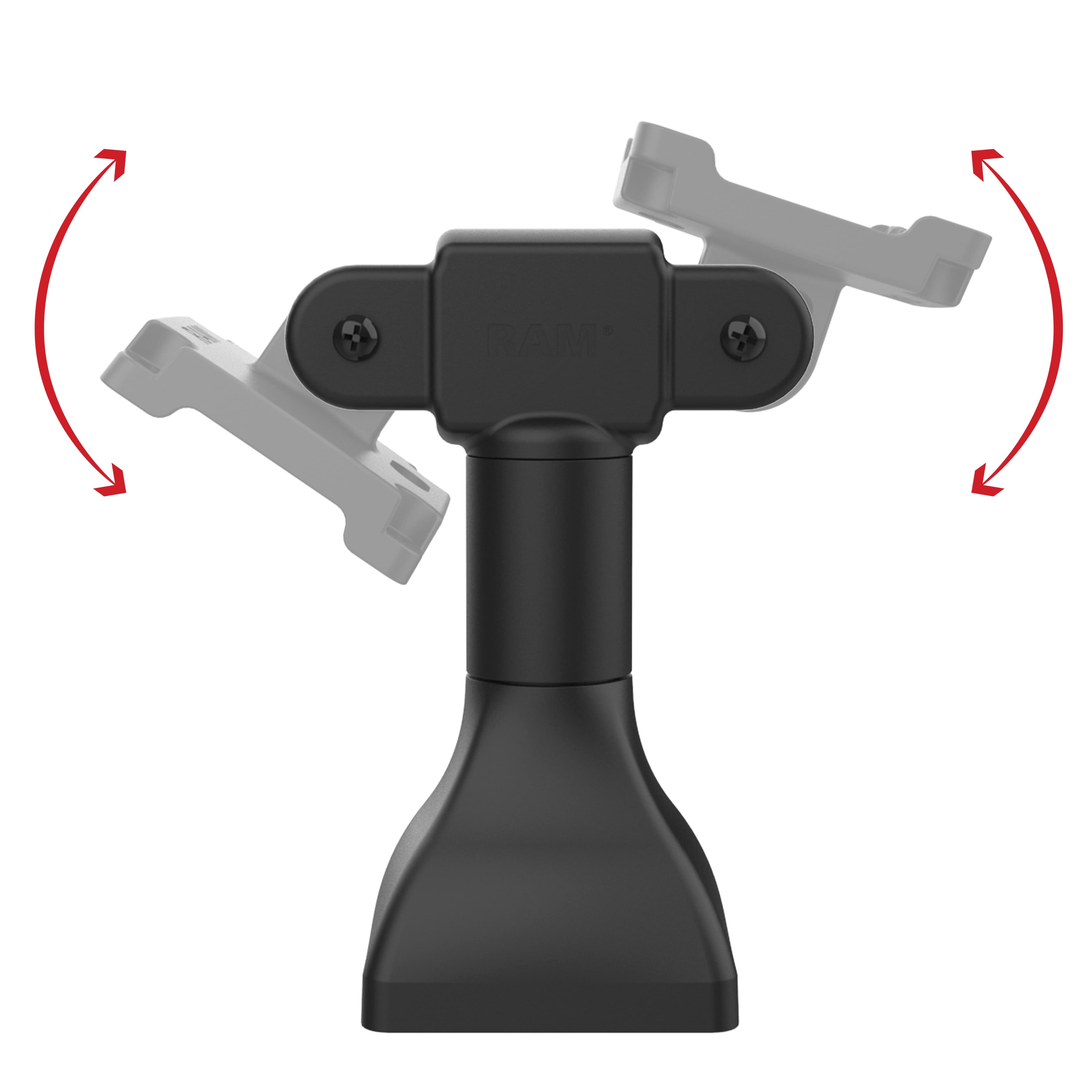 RAM® 7" (17.8 cm) Pedestal Mount with Dual 75mm VESA Adapters
