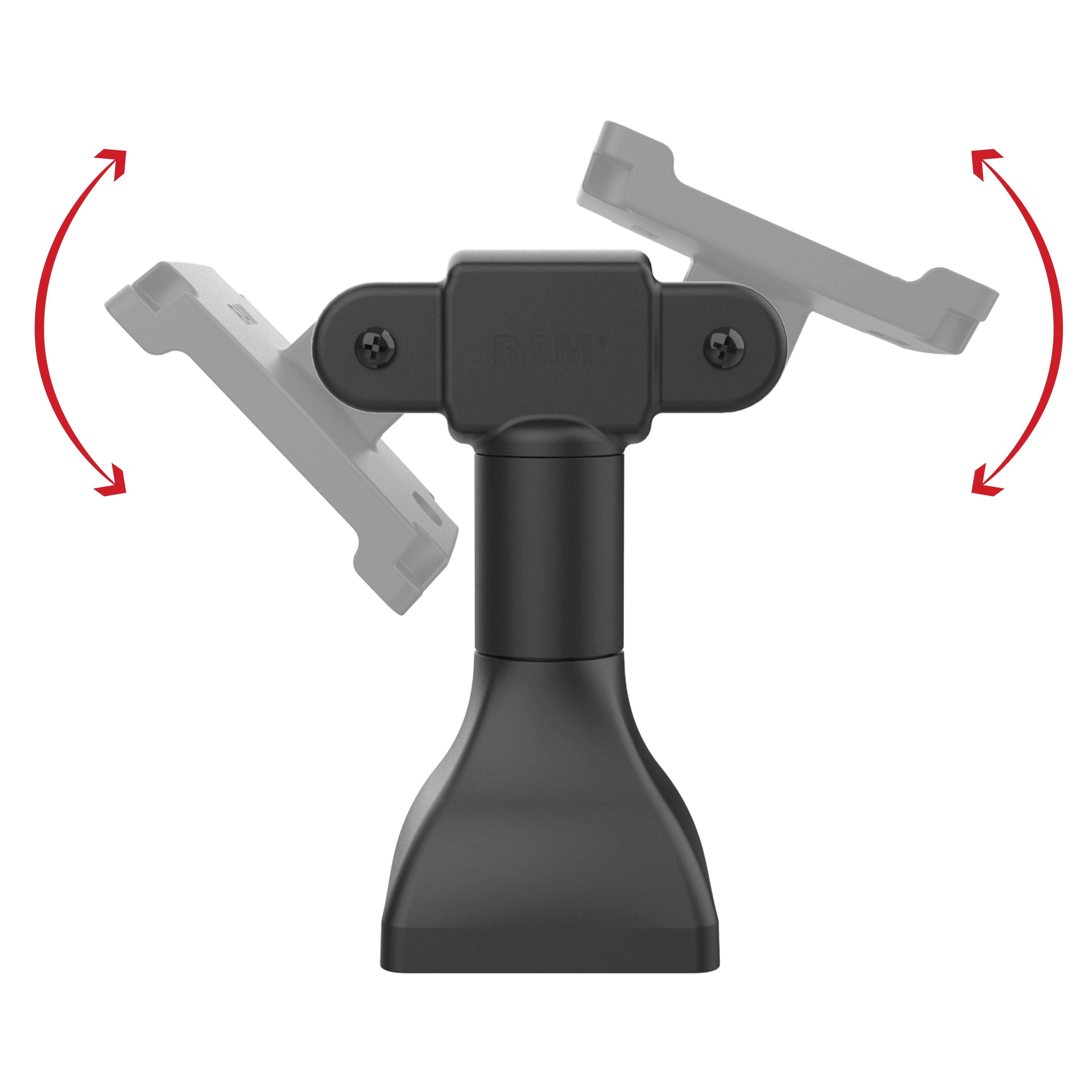 RAM® 7" (17.8 cm) Pedestal Mount with Dual 100mm VESA Adapters