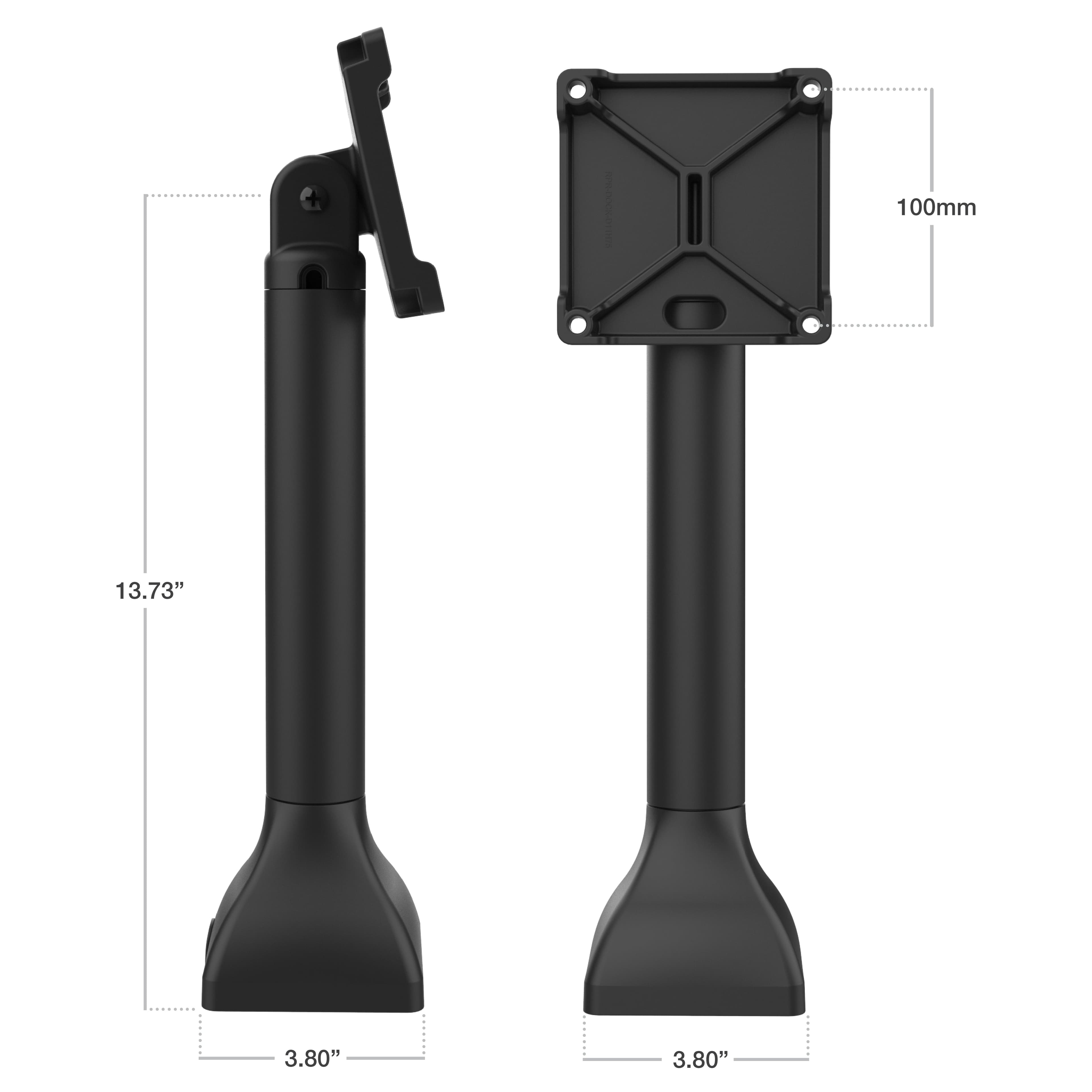 RAM® 14" (35.6 cm) Pedestal Mount with 100mm VESA & Cable Routing