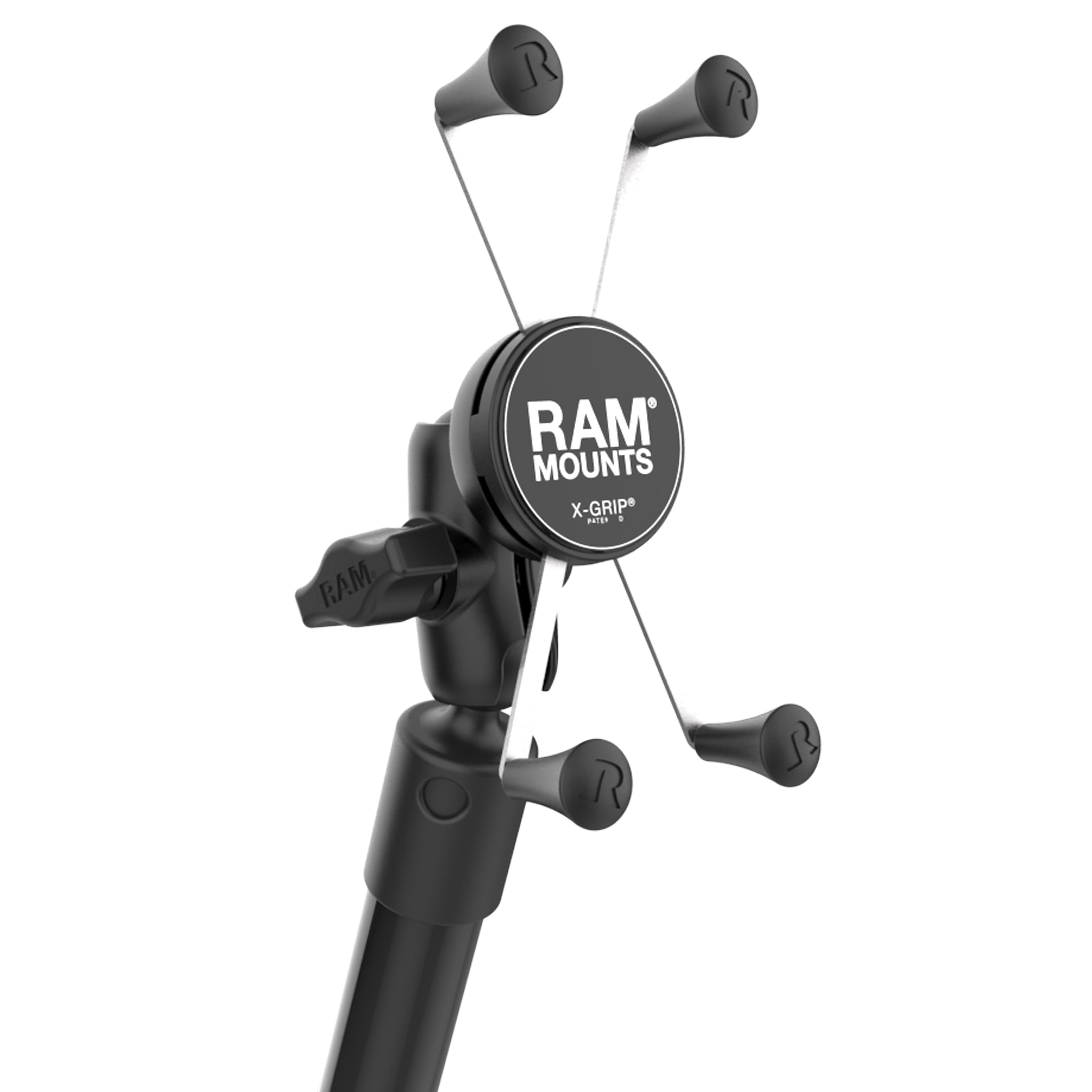 RAM® Press-N-Lock™ 24" (61 cm) Kayak Tube Base with X-Grip® Large Phone Holder