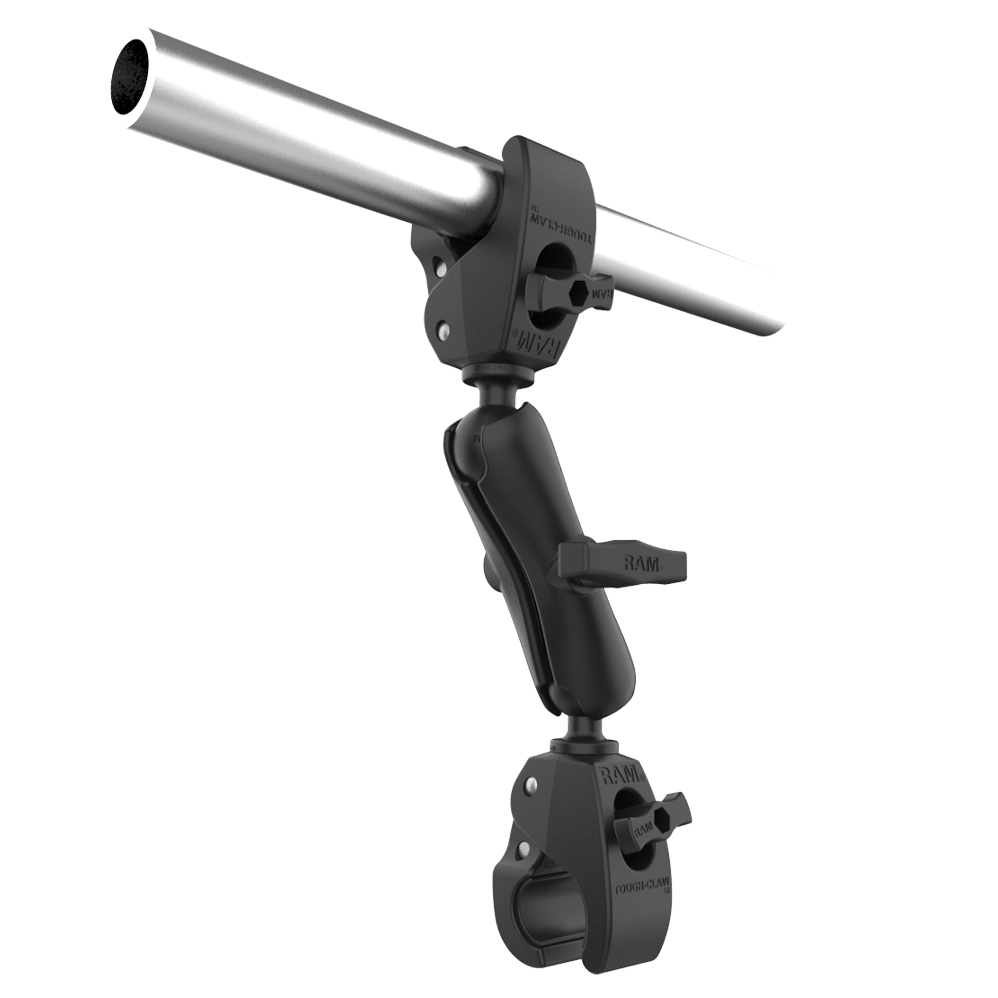 RAM® Trolling Motor Stabilizer with Tough-Claw™ 1” (25.4 mm) - 1.6” (40.6 mm) Clamp Bases