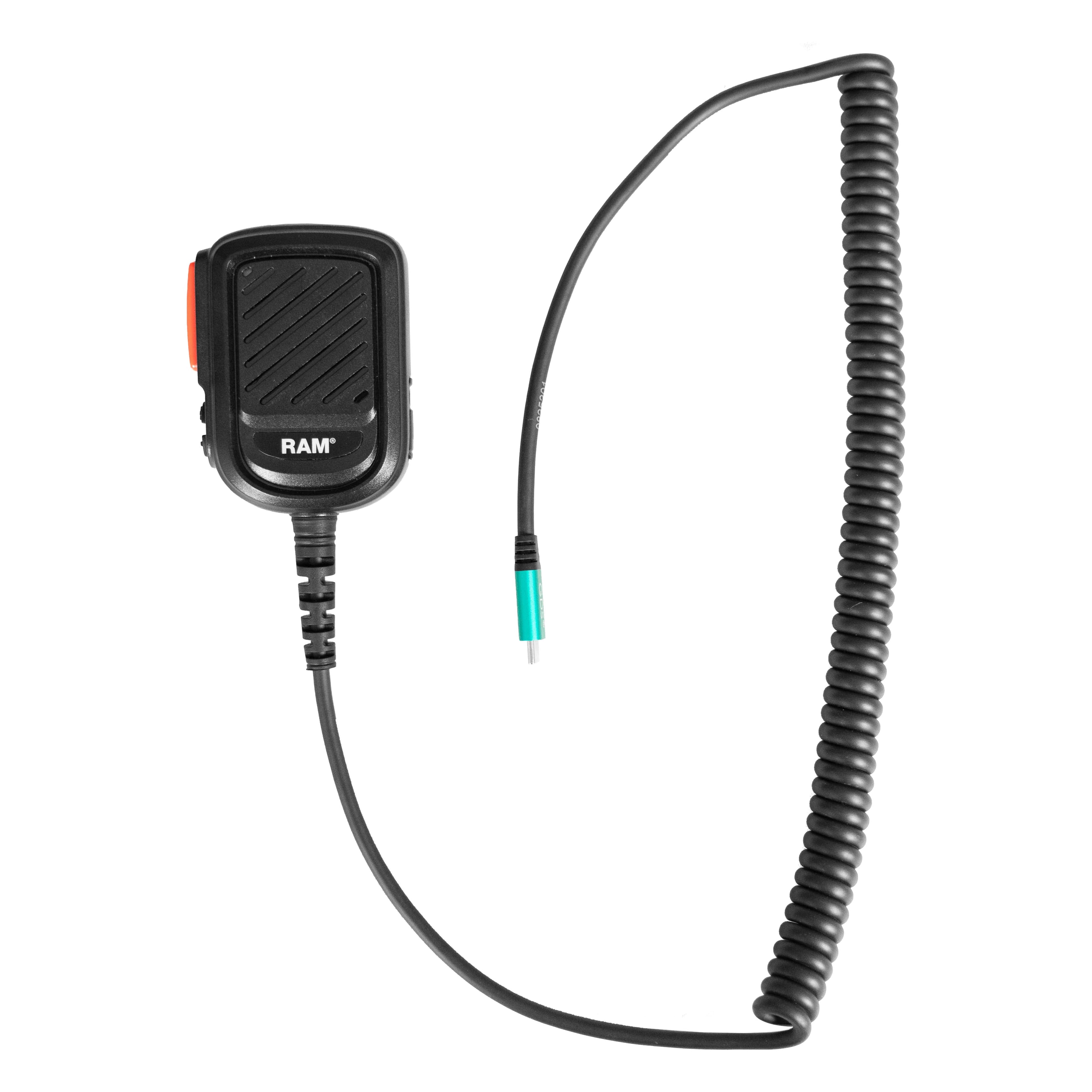RAM® Remote Speaker Mic with USB-C for ESChat + More