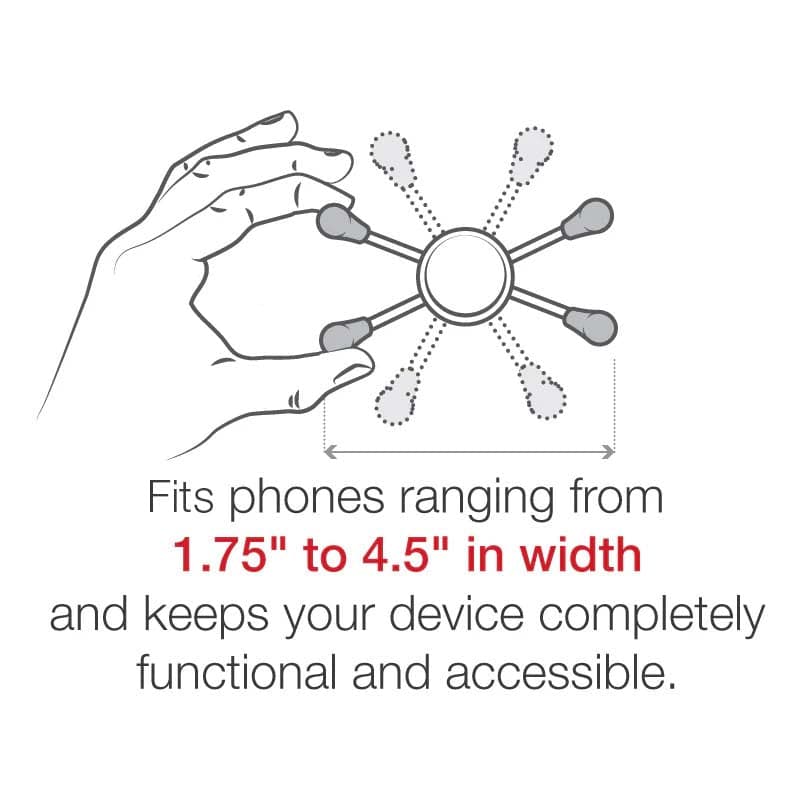 RAM® X-Grip® Large Phone Mount with Diamond Base - Long Arm