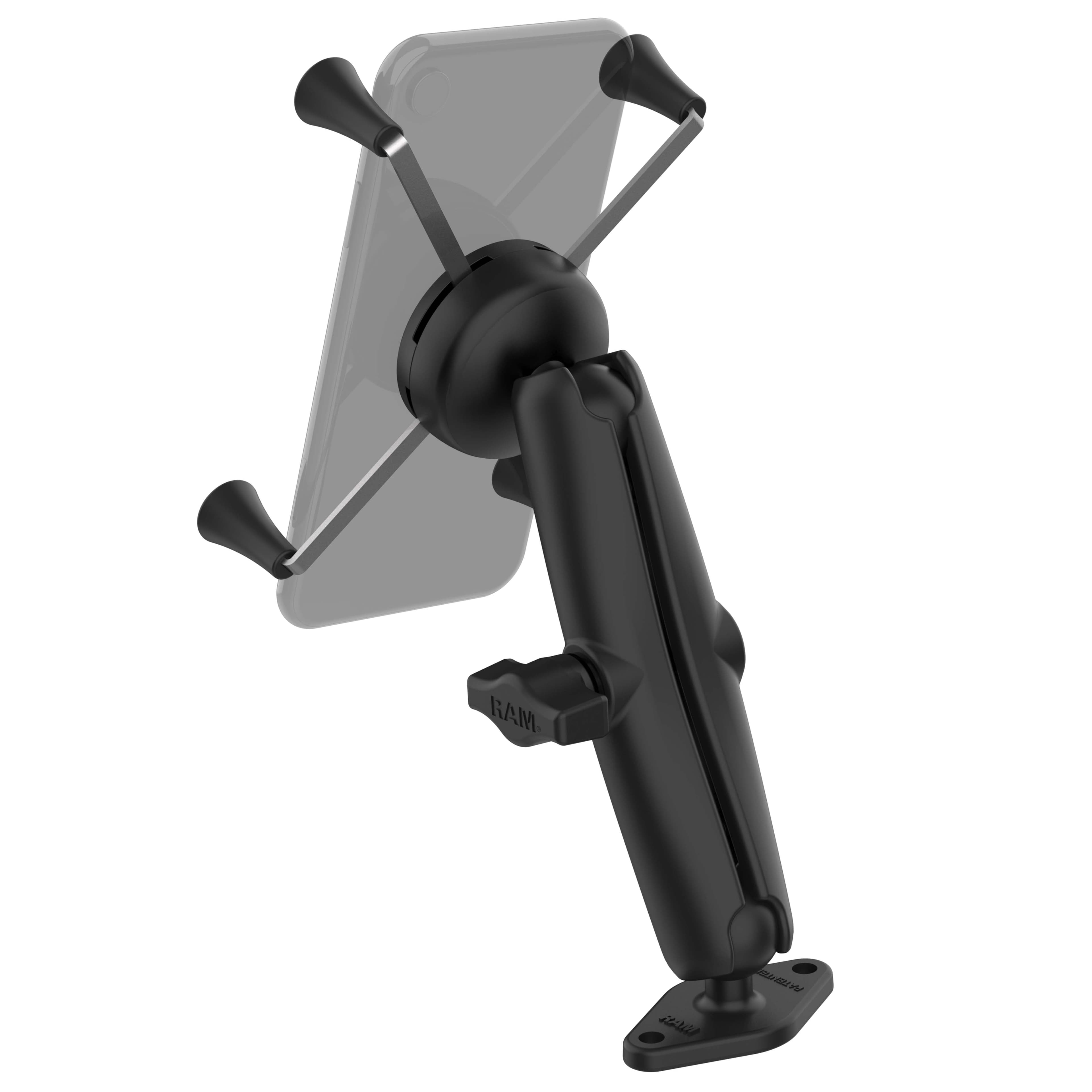 RAM® X-Grip® Large Phone Mount with Diamond Base - Long Arm