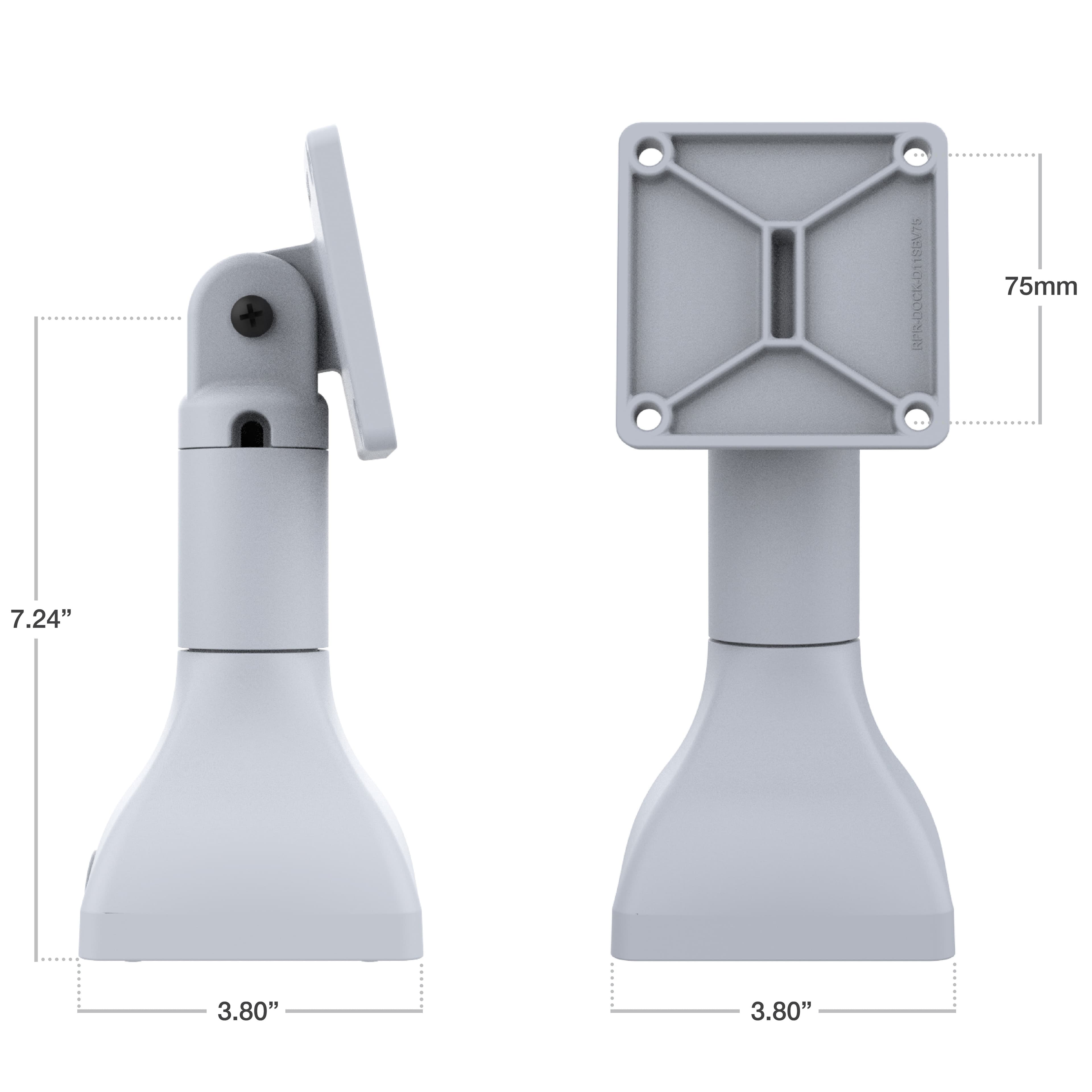 RAM® 7" (17.8 cm) Pedestal Mount with 75mm VESA Pattern - Gray