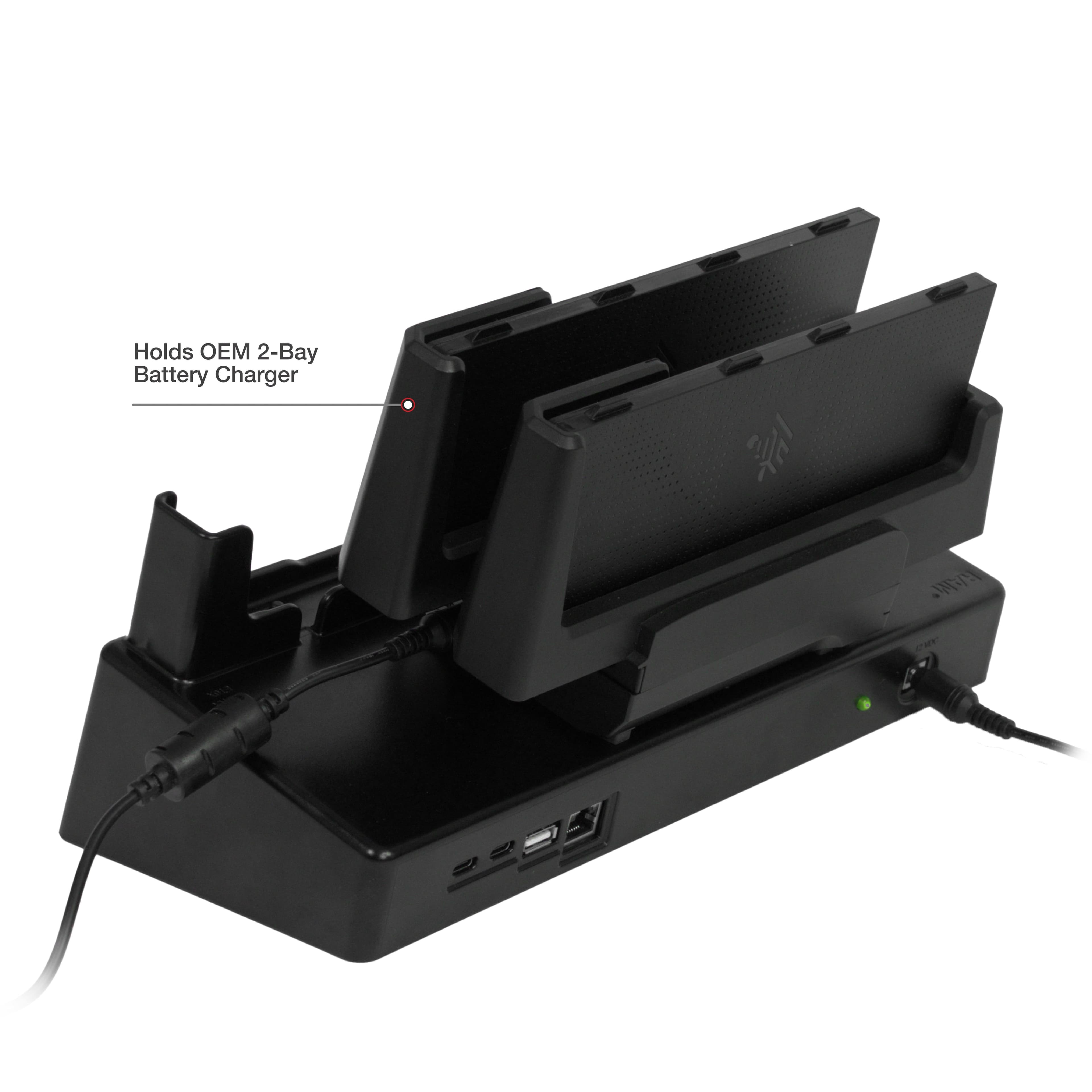 RAM® Desktop Dock for Zebra ET6x with USB & RJ45 Support