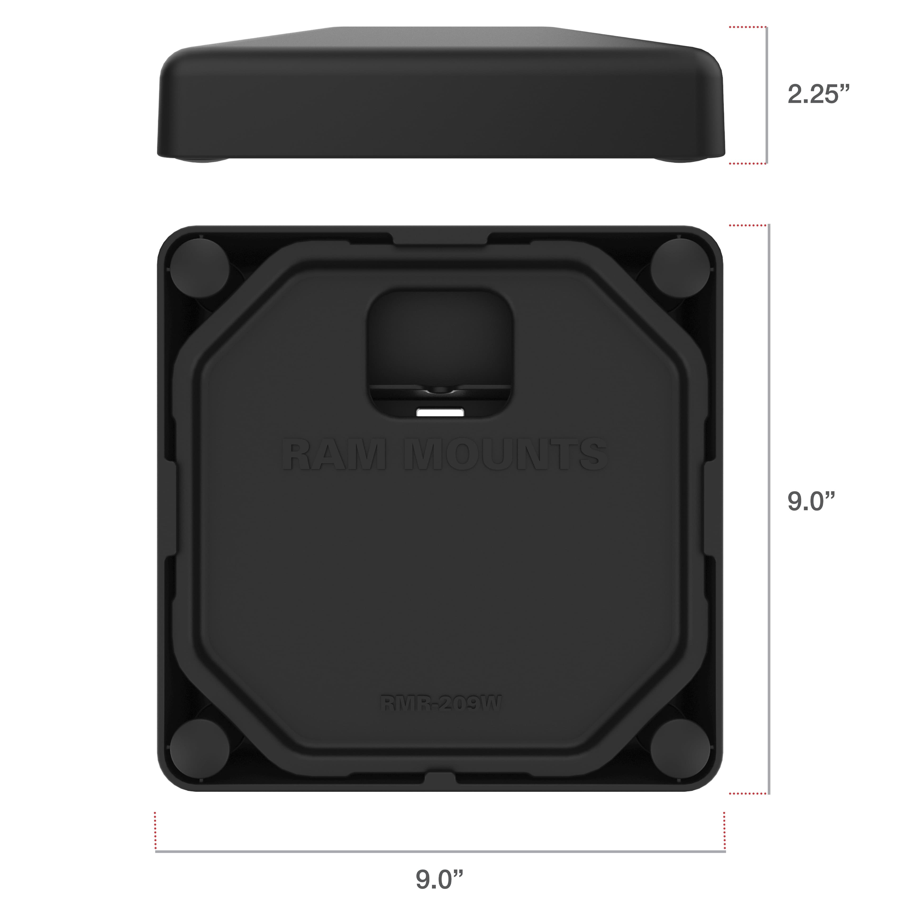 RAM® Weighted Platform Base with 4-Hole Pattern for GDS® Pedestal Docks