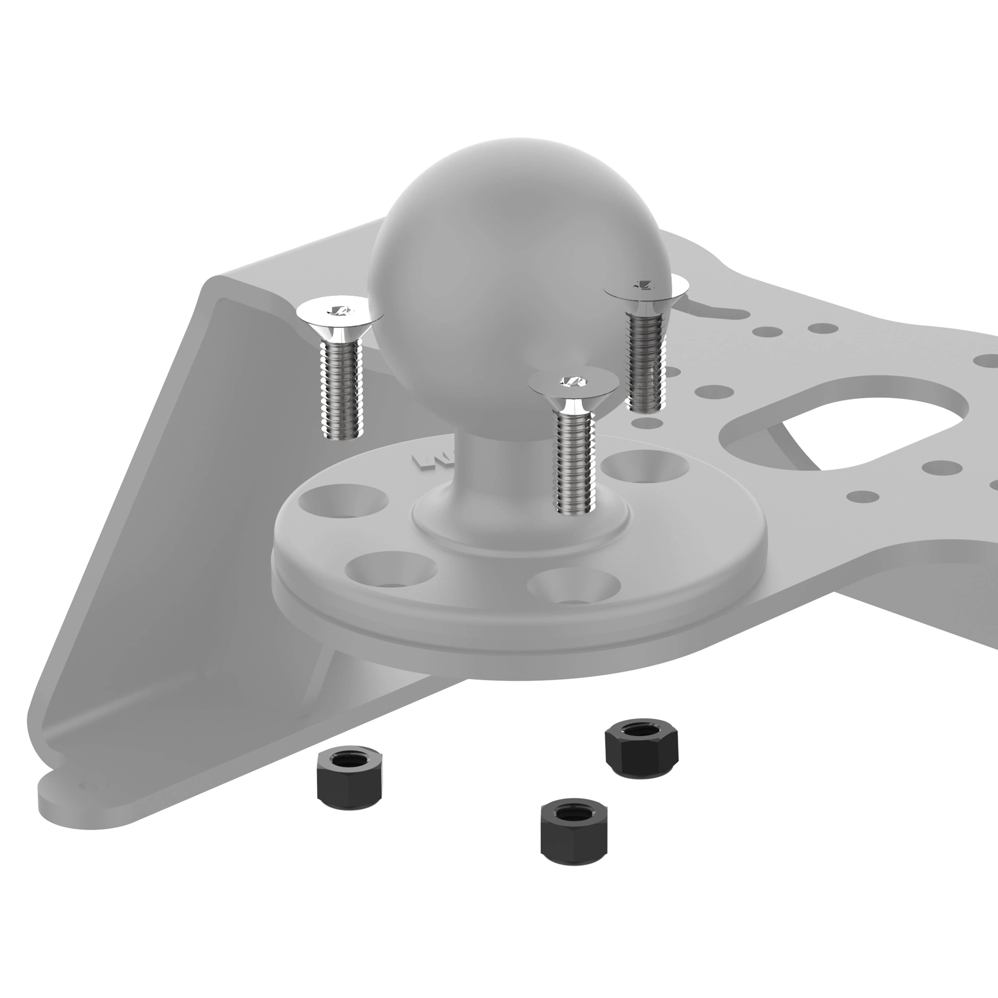 RAM® Hardware Pack for Fishfinder Deck Mount & D-Size Ball Bases