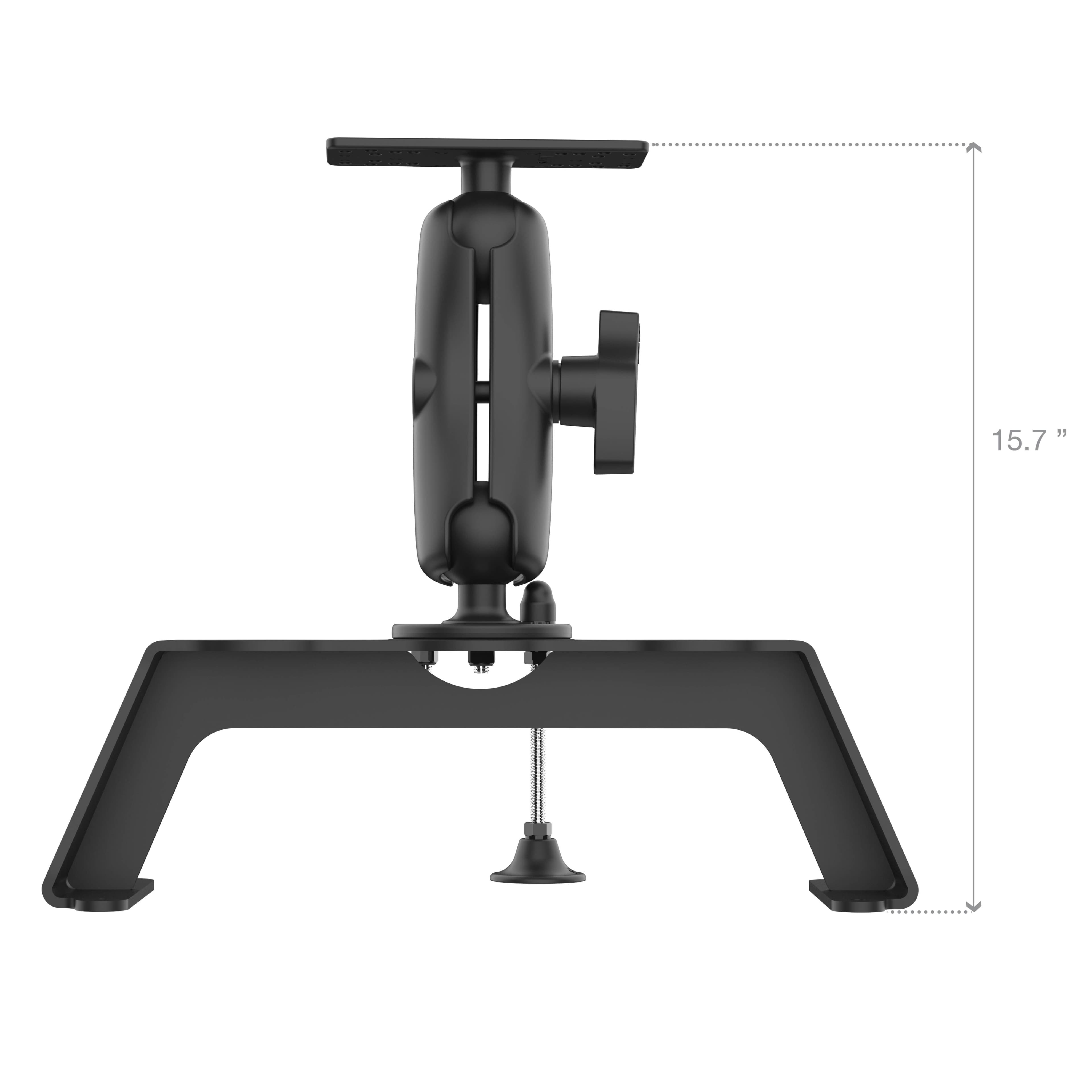 RAM® Fish Finder Deck Kit with Single Marine Electronic Mount