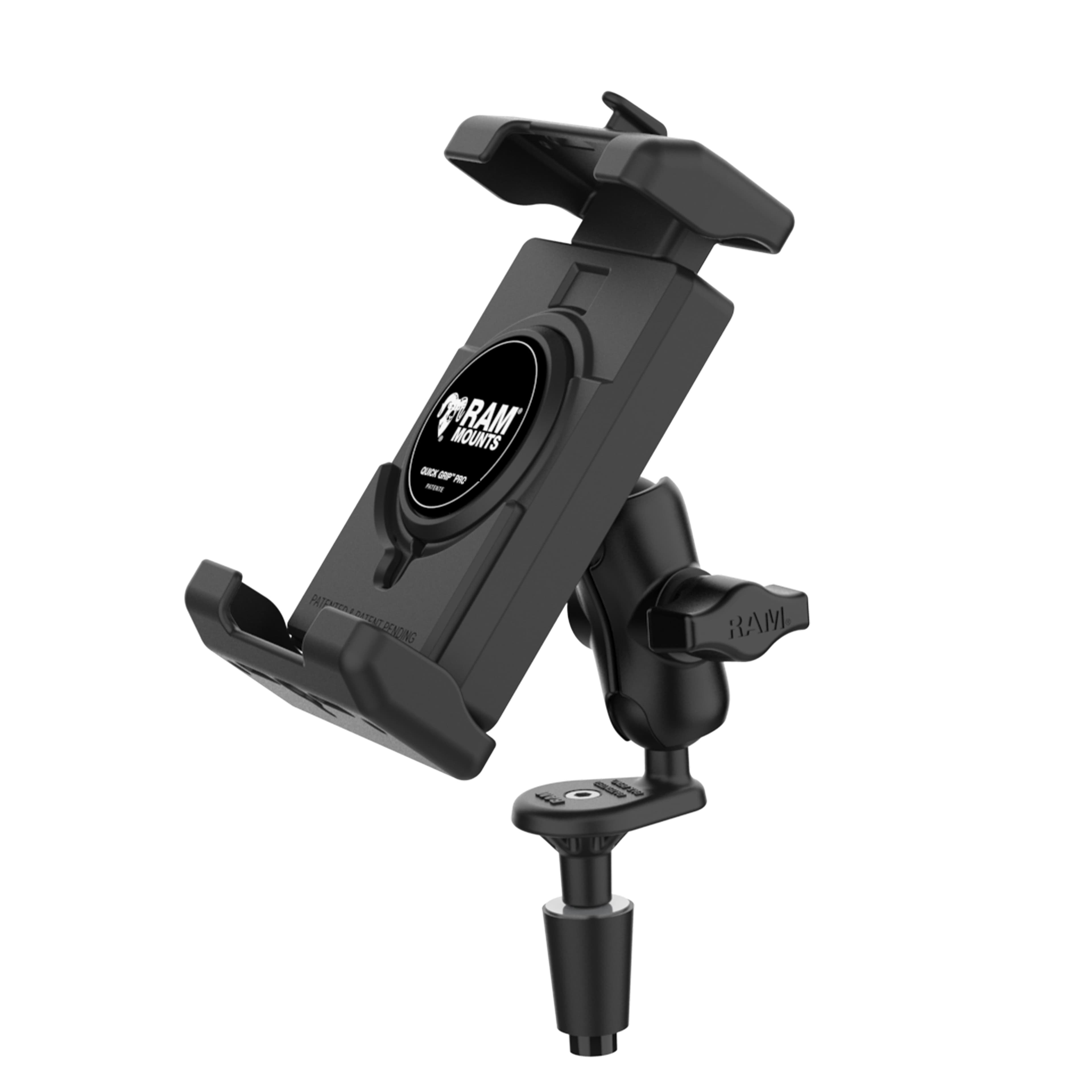 RAM® Quick-Grip™ Pro XL Phone Mount with Fork Stem Base - Short