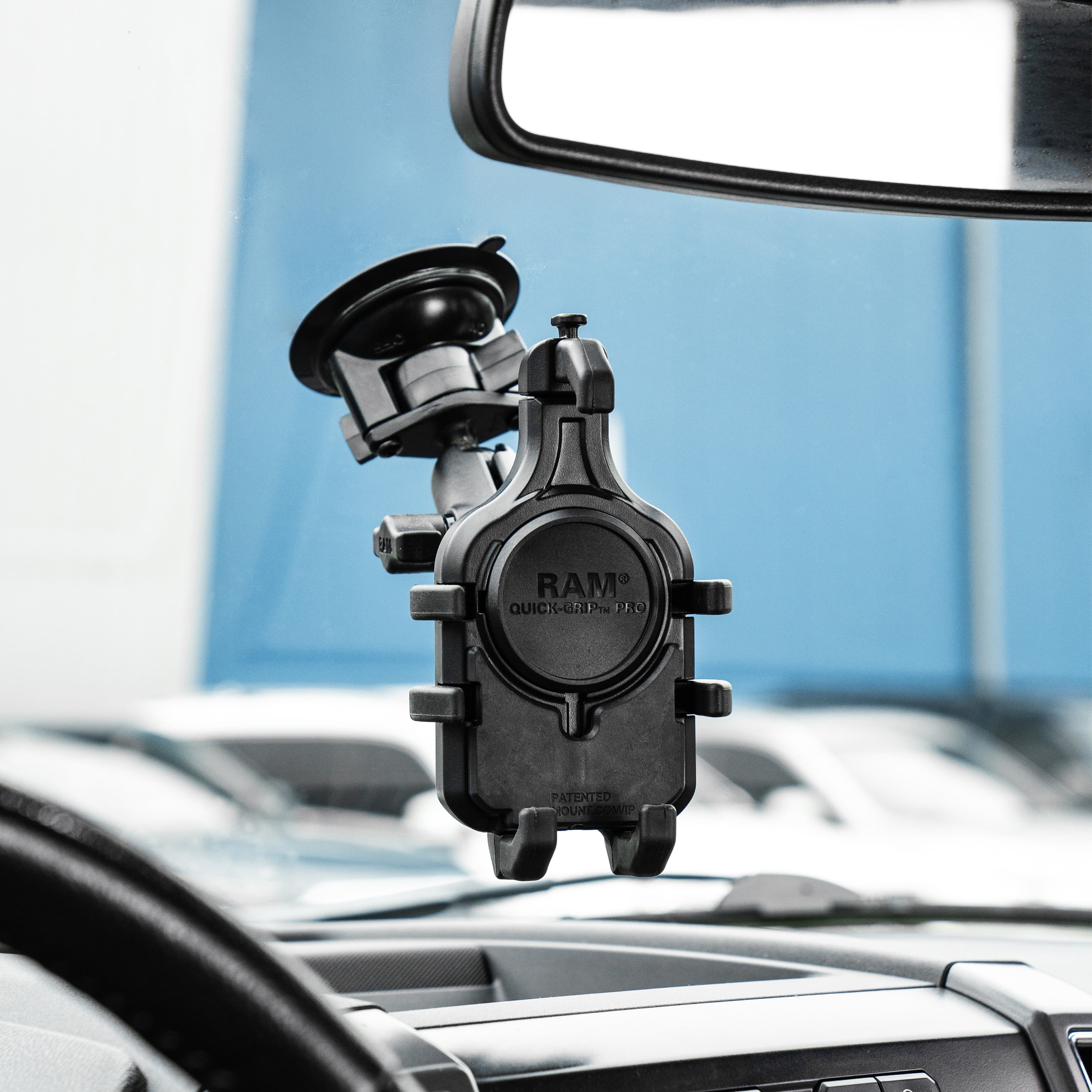 RAM® Quick-Grip™ Pro Phone Mount with Twist-Lock™ Suction Cup - Medium