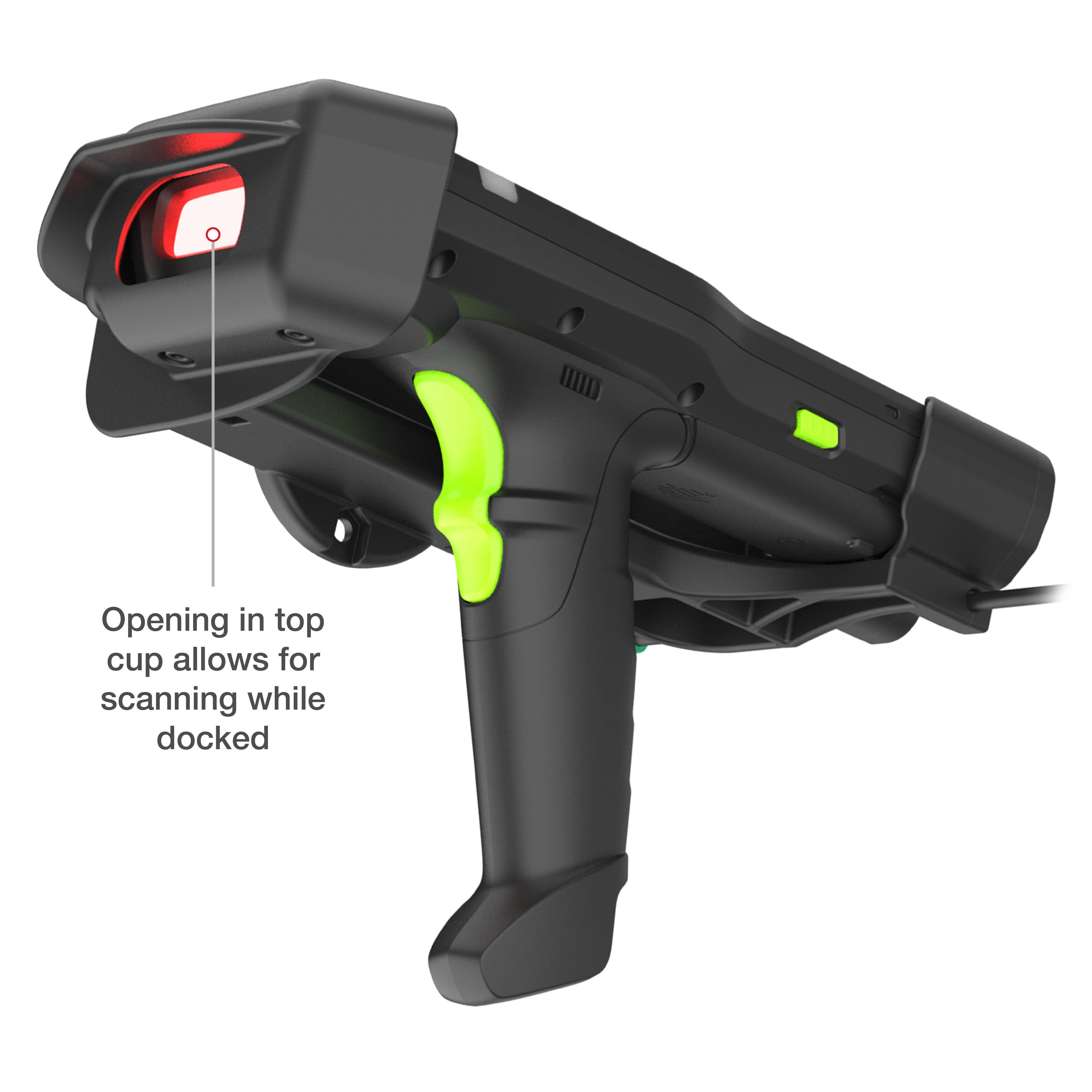 RAM® Locking Powered Dock + Single USB-A for Zebra MC3300/3400/3450