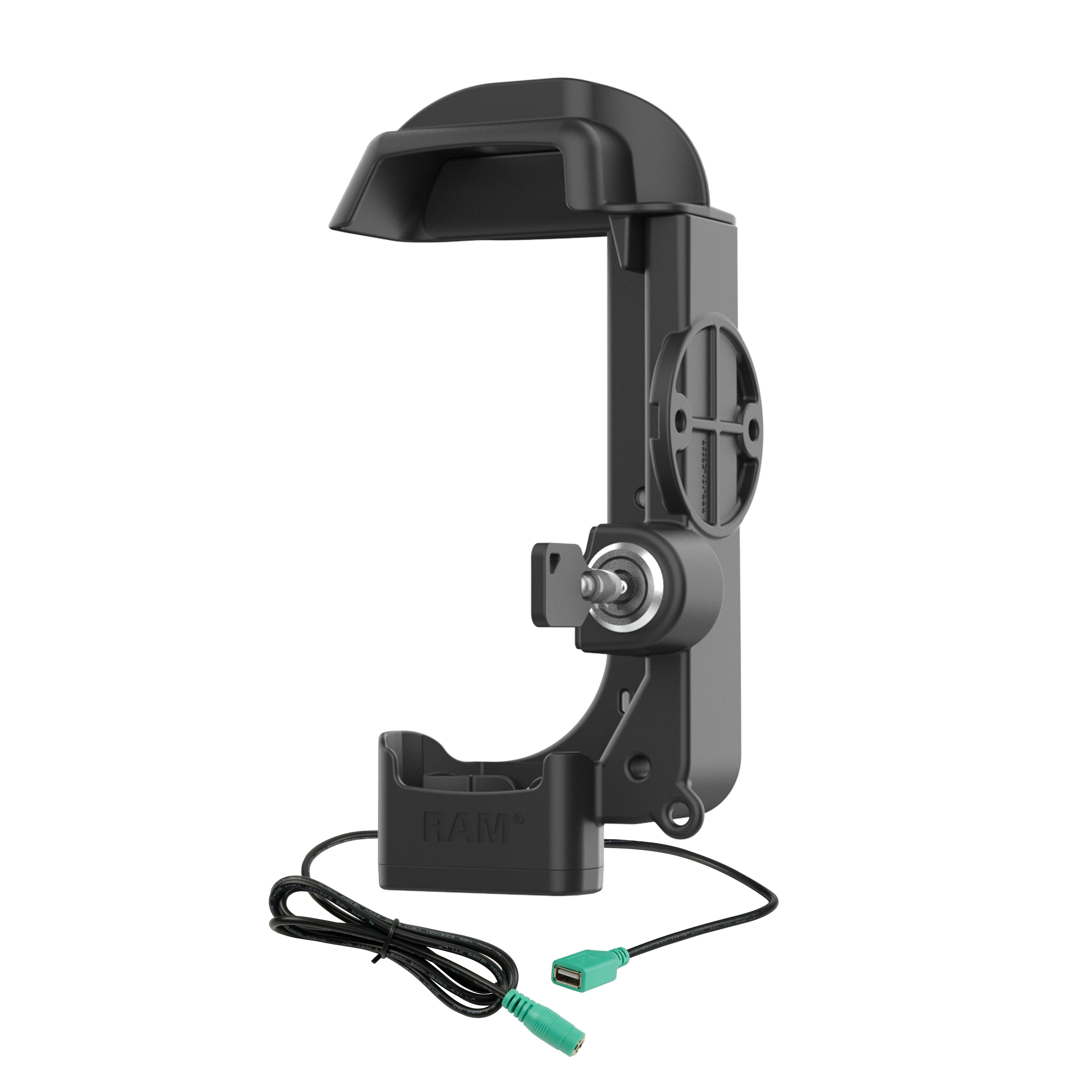 RAM® Locking Powered Dock + Single USB-A for Zebra MC3300/3400/3450