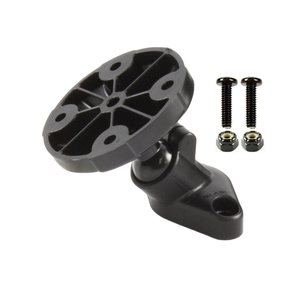 RAM® Snap-Link™ Mount with Round Plate & 45-Degree Diamond Plate