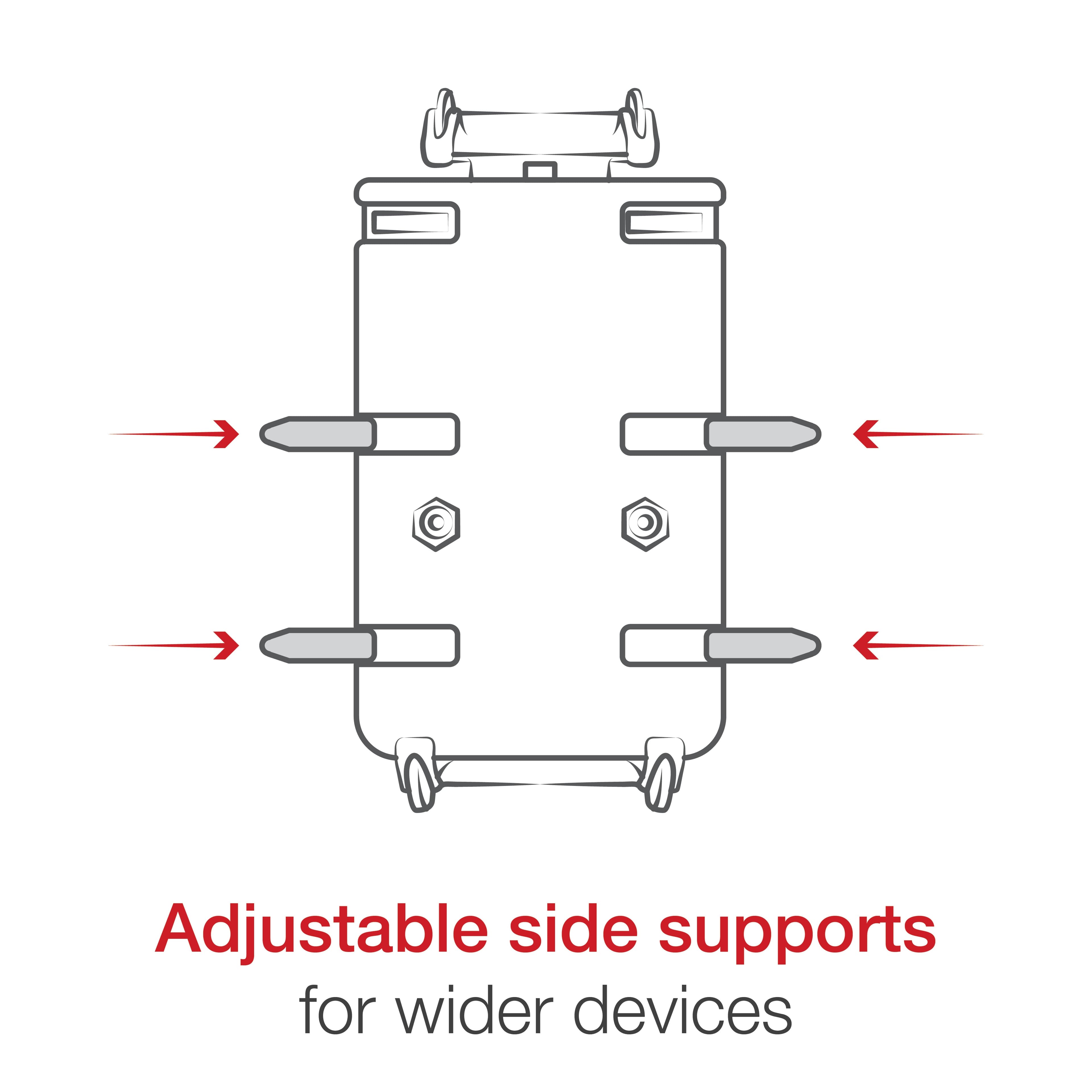 RAM® Quick-Grip™ XL Phone Mount with RAM® Tough-Strap™ Handlebar Base