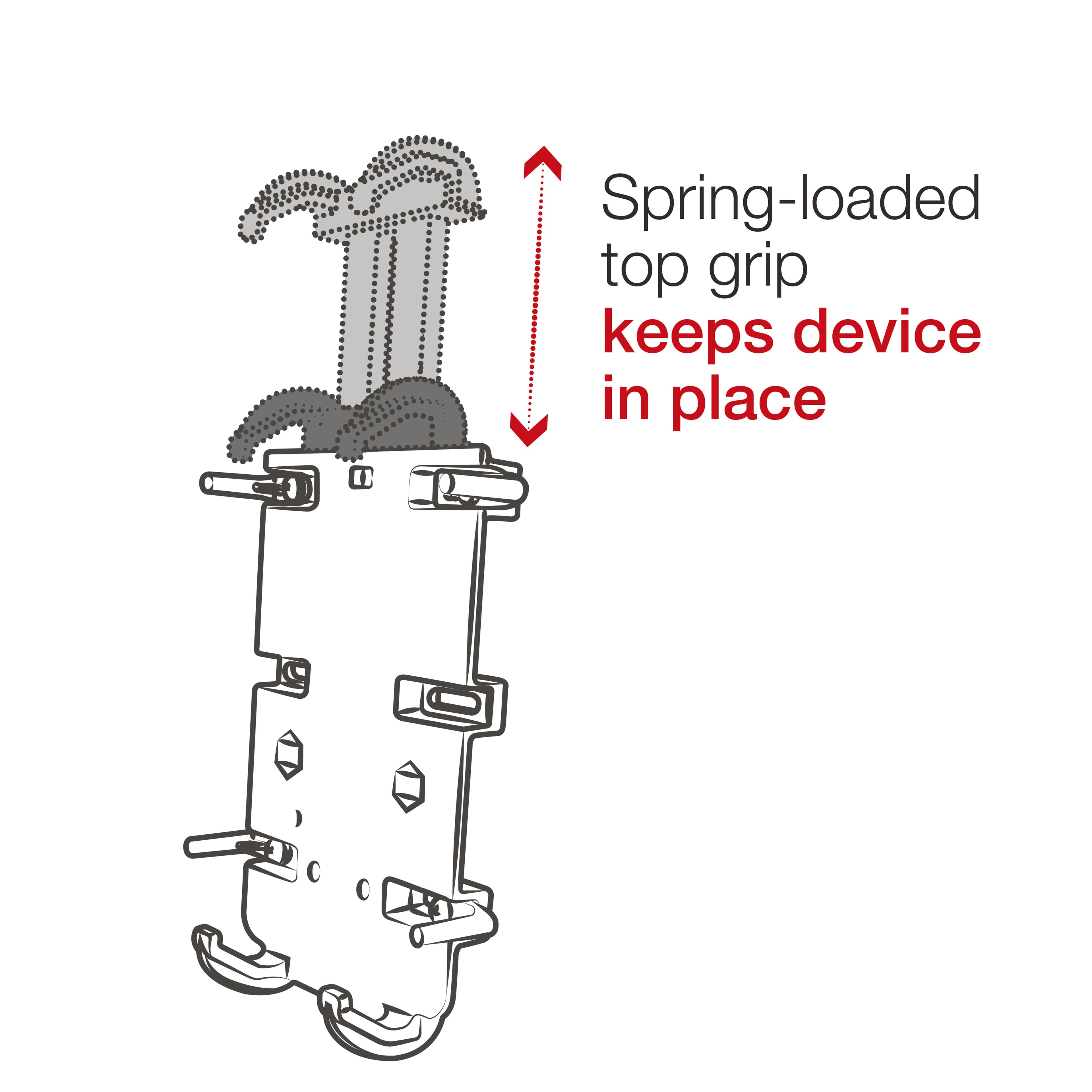 RAM® Quick-Grip™ XL Phone Mount with RAM® Tough-Strap™ Handlebar Base