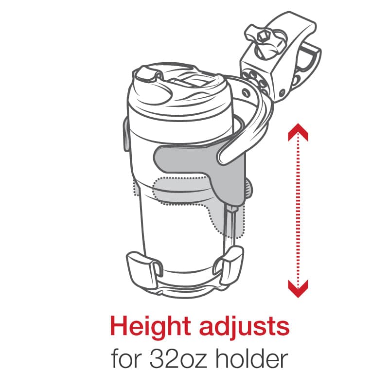 RAM® Level Cup™ XL 32oz (907 g) Drink Holder with RAM® Tough-Claw™