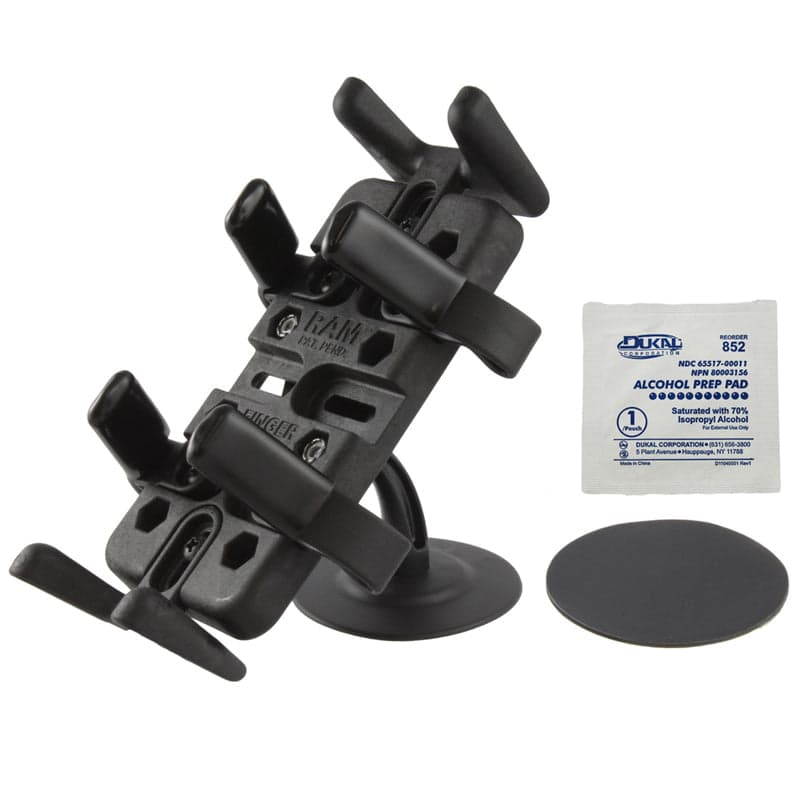 RAM® Finger-Grip™ Universal Holder with Lil Buddy™ Adhesive Dash Mount