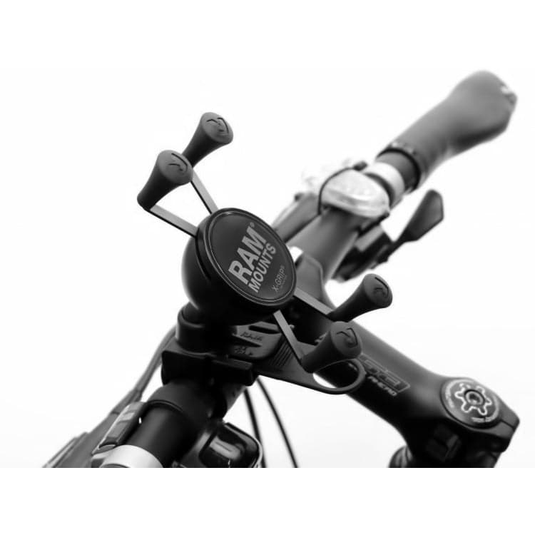 RAM® X-Grip® Phone Mount with RAM® EZ-Strap™ Rail Mount