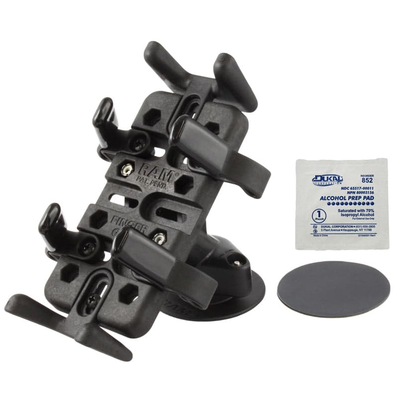 RAM® Finger-Grip™ GPS & Radio Holder with Flex Adhesive Dashboard Mount