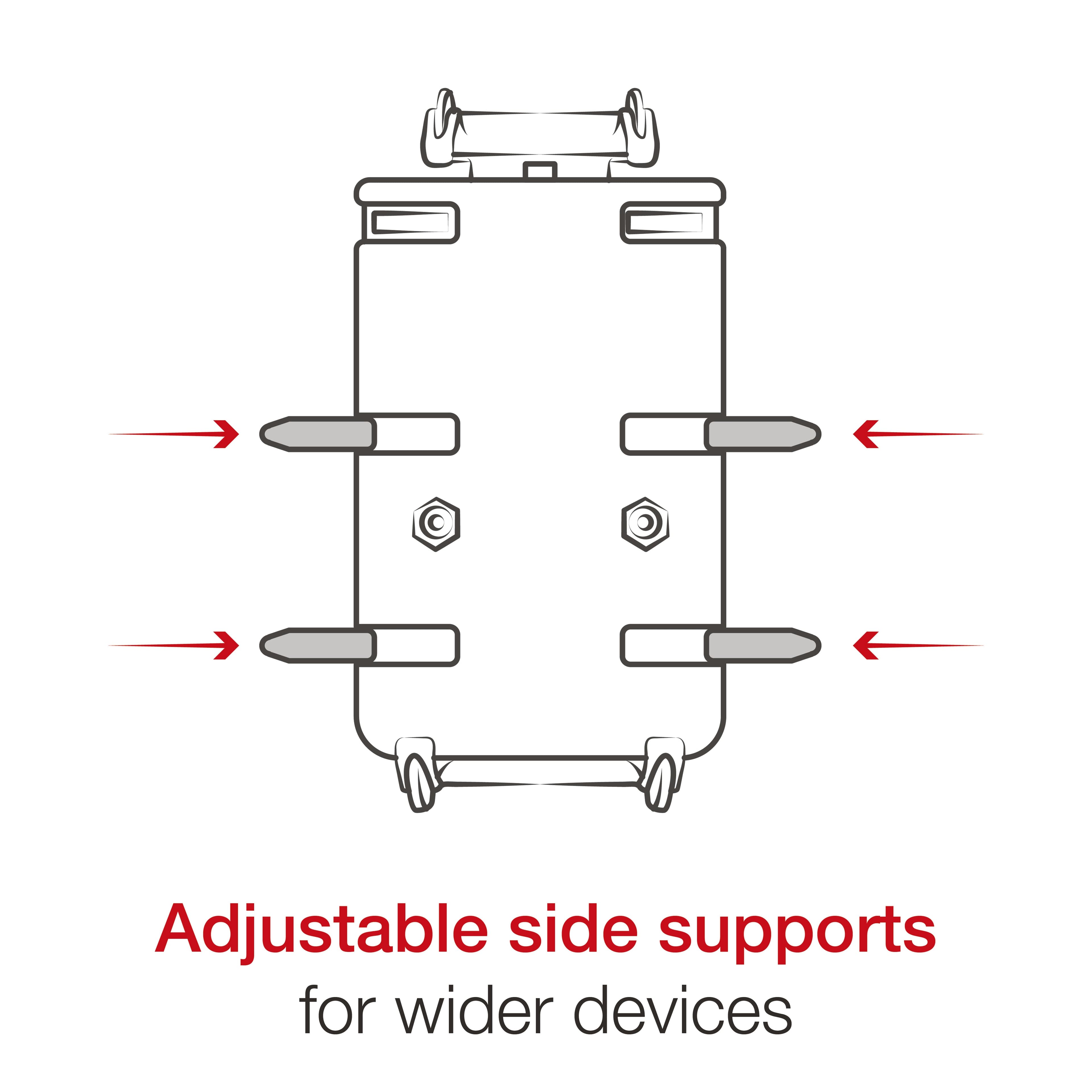 RAM® Quick-Grip™ Phone Mount with RAM® Tough-Strap™ Handlebar Base