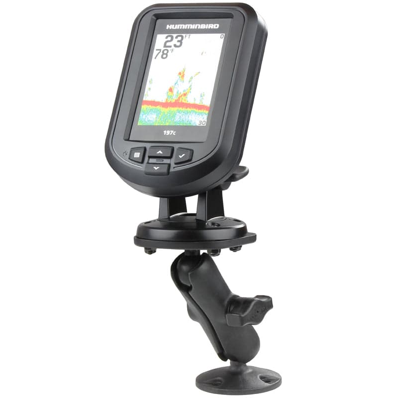 RAM® Composite Double Ball Mount for Humminbird Piranha + More