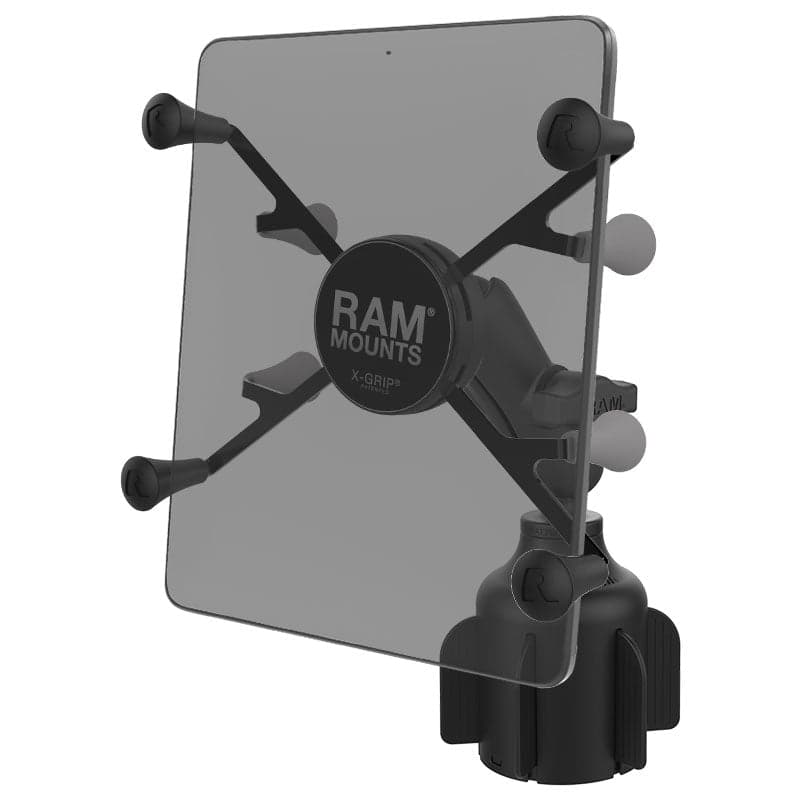 RAM® X-Grip® for 7" (17.8 cm)-8" (20.3 cm) Tablets with RAM® Stubby™ Cup Holder Base