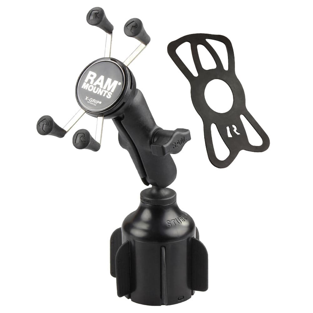 RAM® X-Grip® Phone Mount with RAM® Stubby™ Cup Holder Base