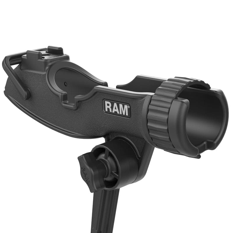 RAM ROD® HD Fishing Rod Holder with 6" (15.2 cm) Spline Post and Dual Track Base