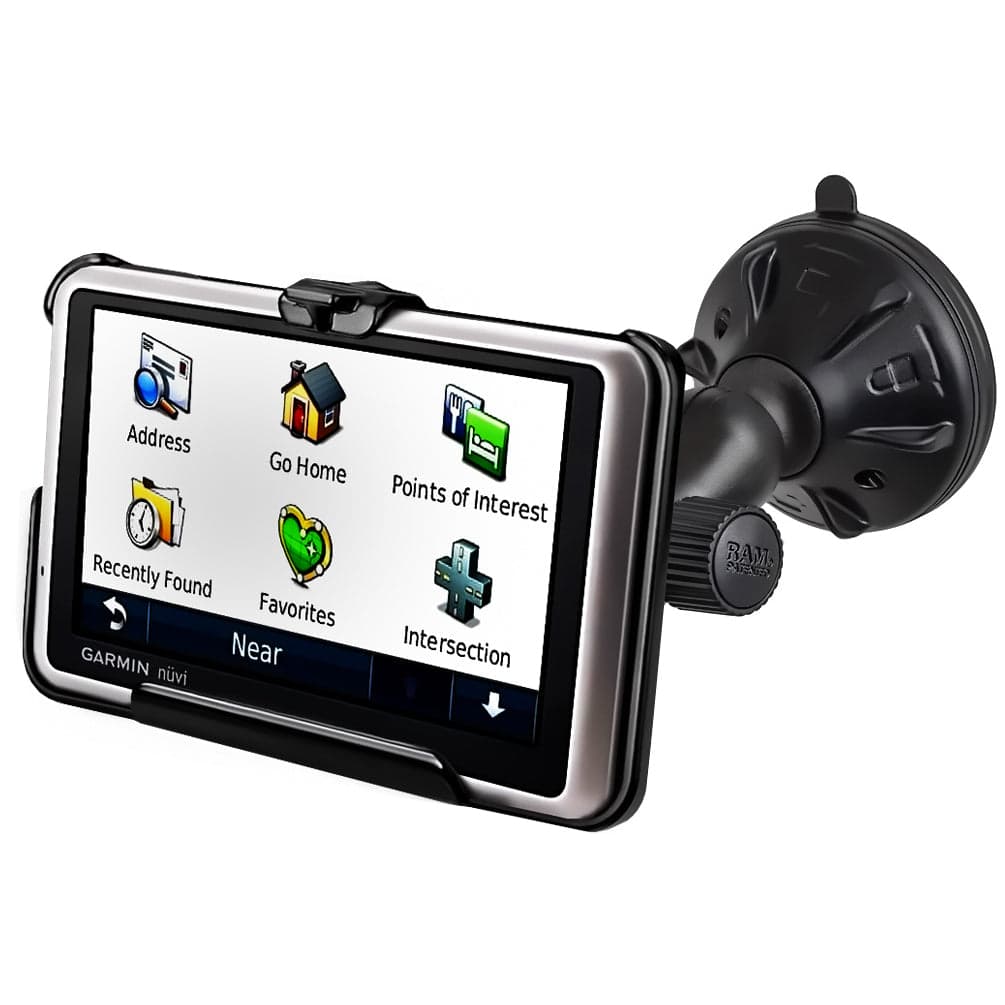 RAM® Twist-Lock™ Low-Profile Suction Mount for Garmin nuvi 1300 + More